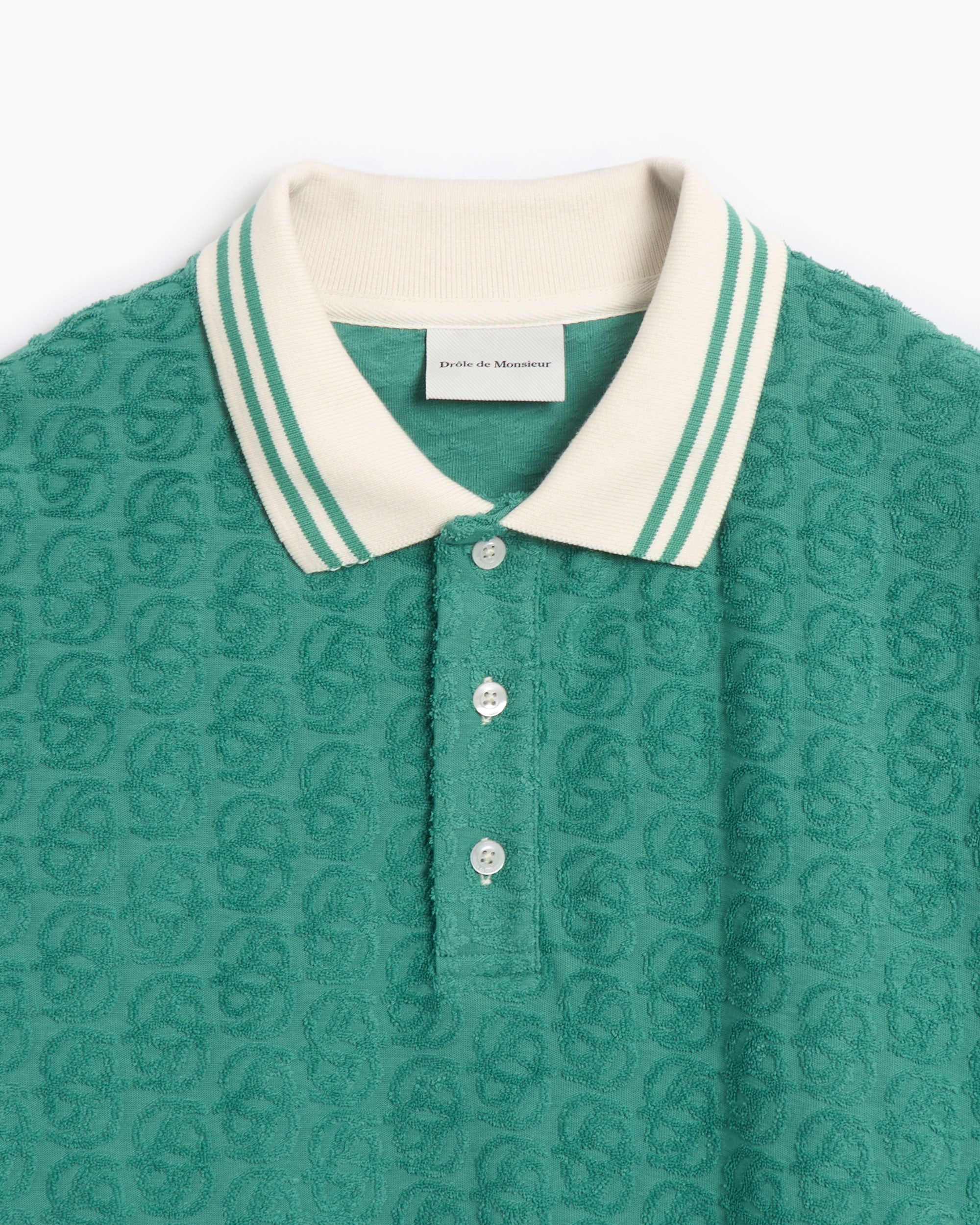 Polo shirts Drôle de Monsieur Men's Polo Shirt Relaxed Men's Polo Shirt - PL150-CO201-EM