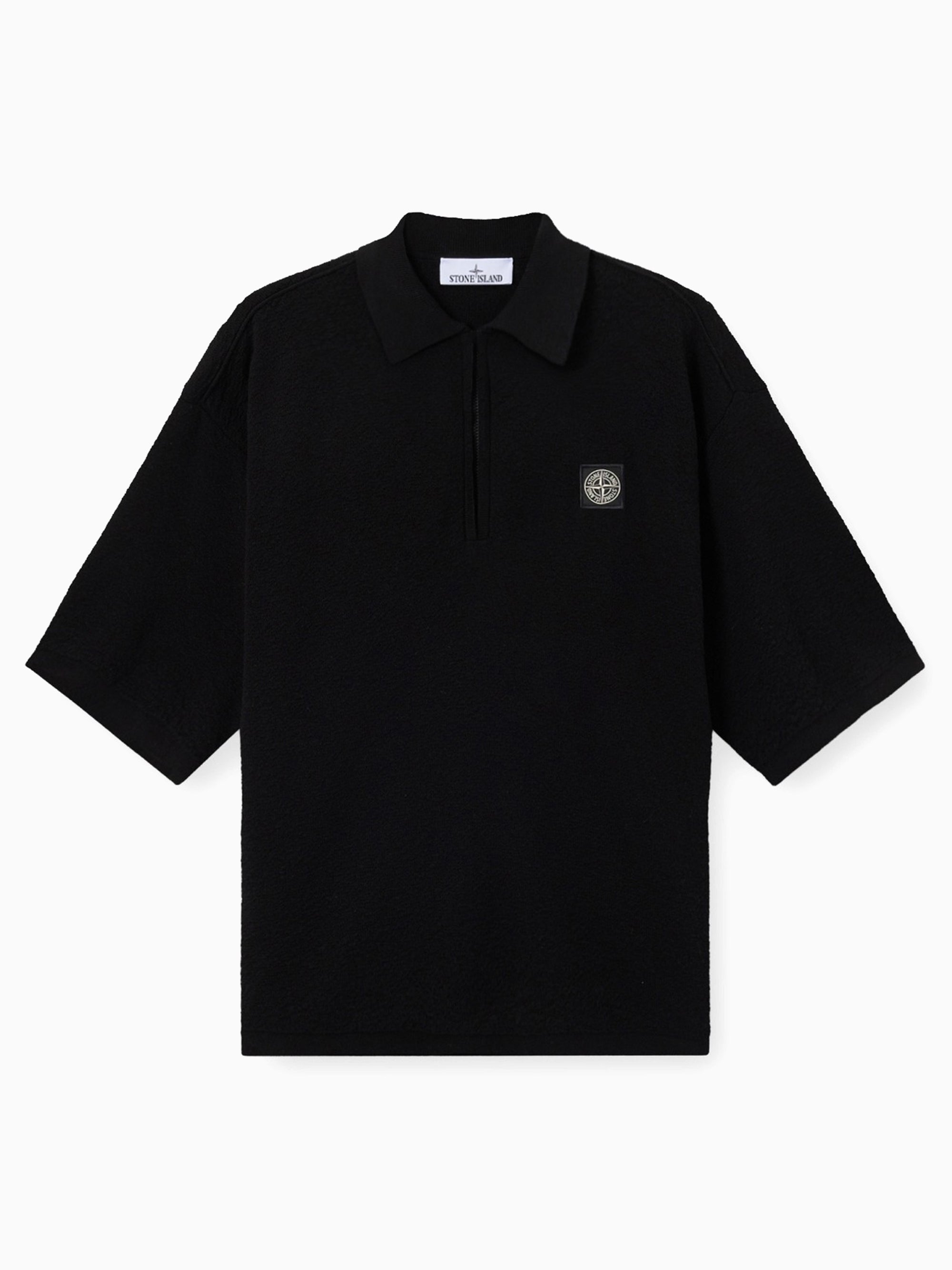 Polo shirts Stone Island Light Raw Half Zipper Oversize Men's Polo Shirt - L1S155100021-V0029