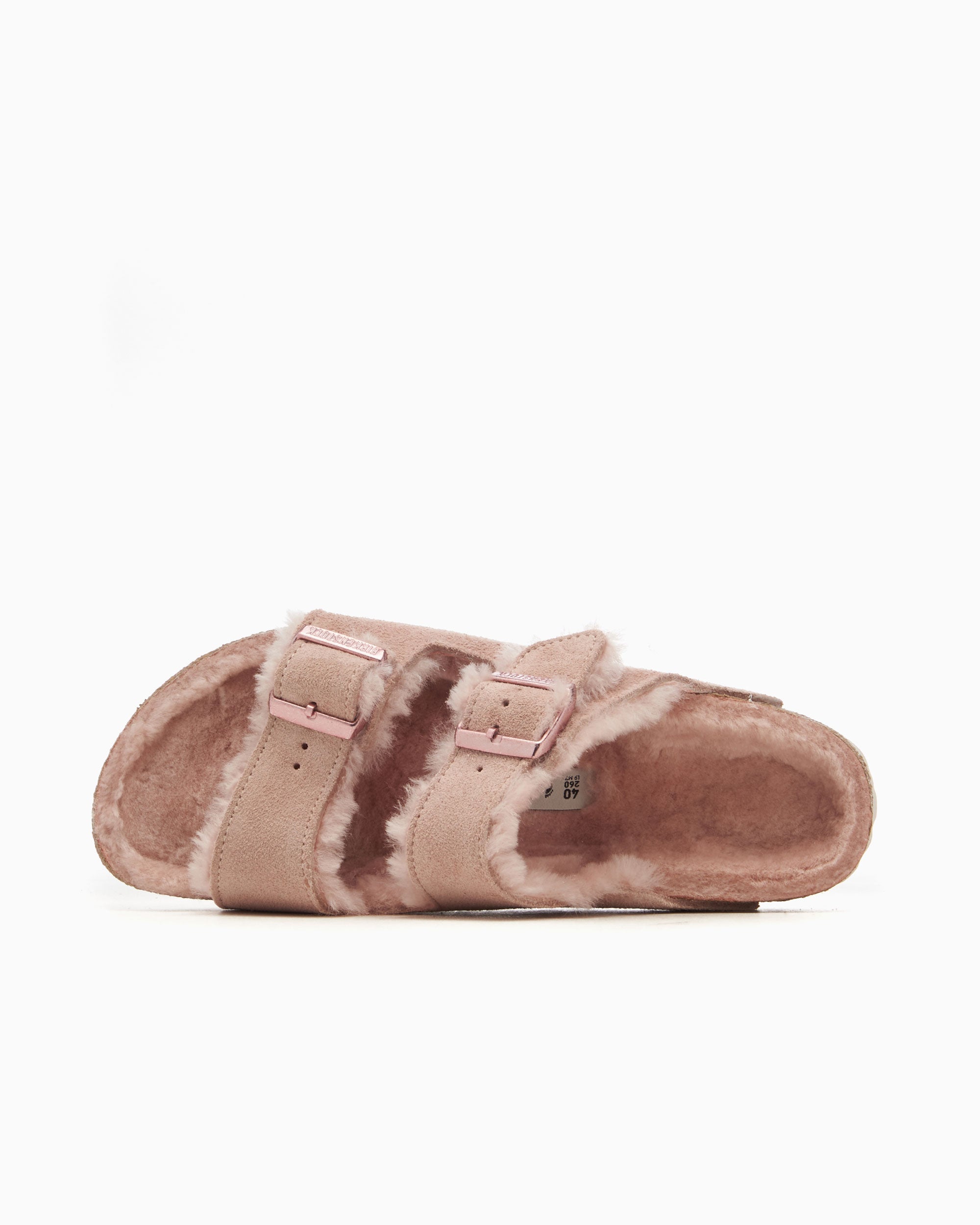 Sandals BIRKENSTOCK Women's Arizona Shearling Suede Leather Narrow - 1020389