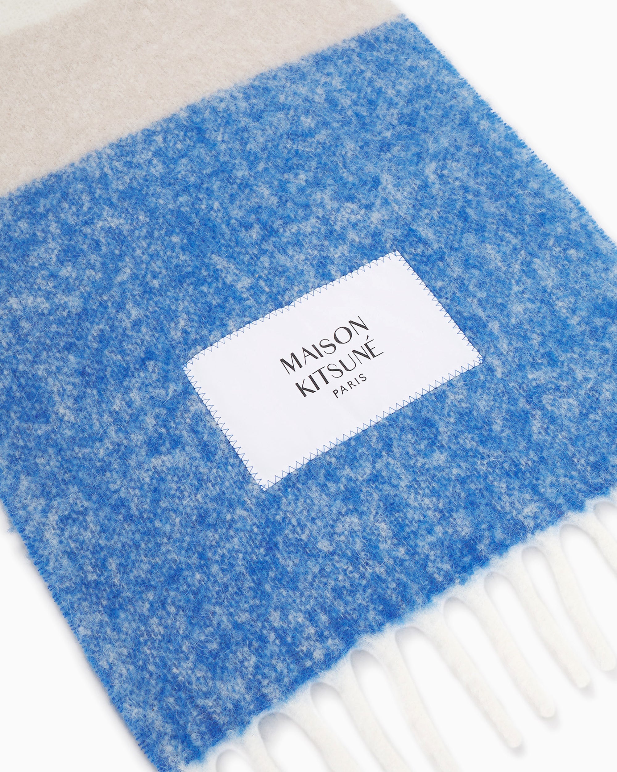 Scarves Gloves Maison Kitsuné Striped Unisex Scarf - PM06203WA0022-0360