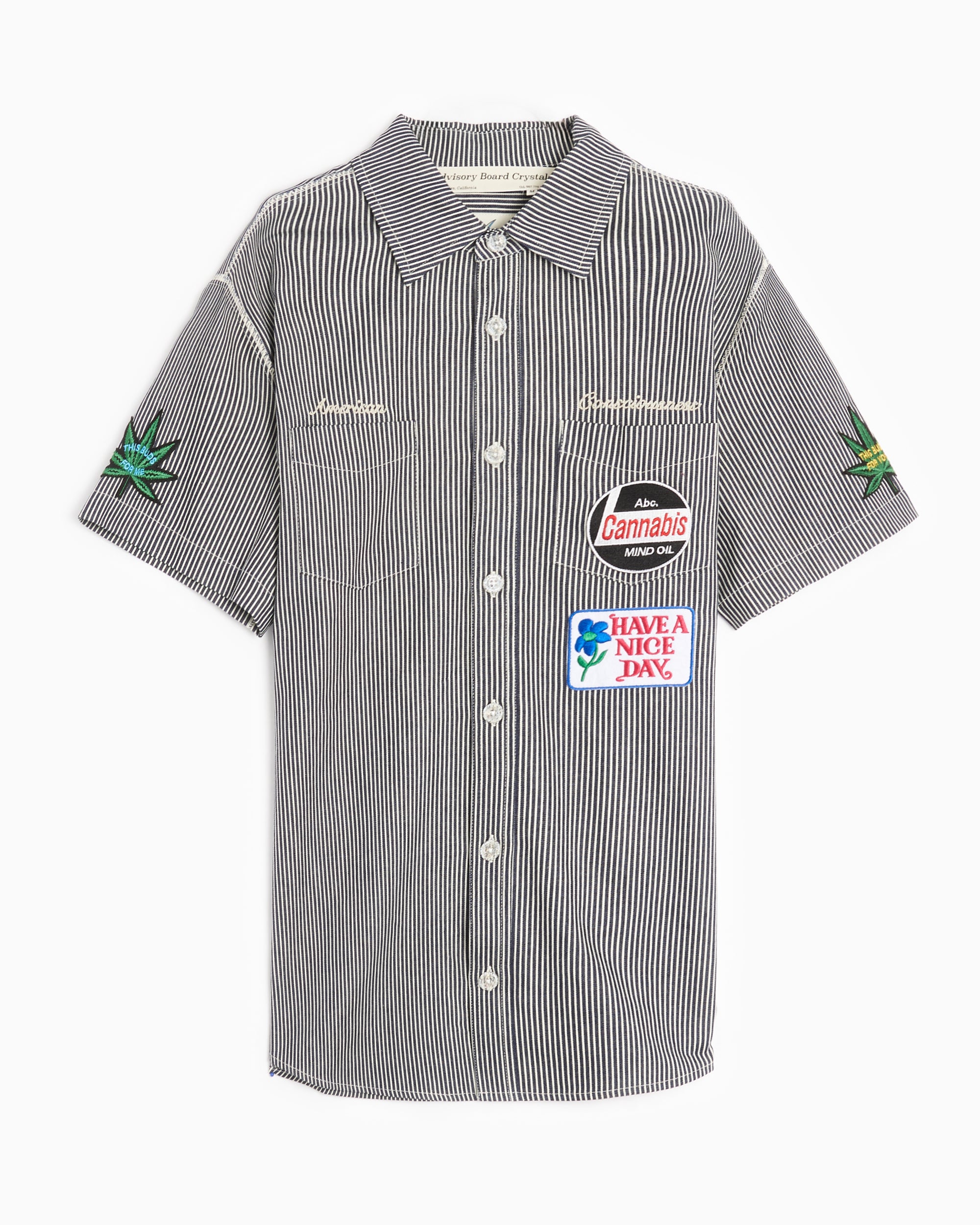 Shirts Advisory Board Crystals Abc. California Men's Short Sleeve Shirt Men's Shirt - ABCFW23CASS-Black
