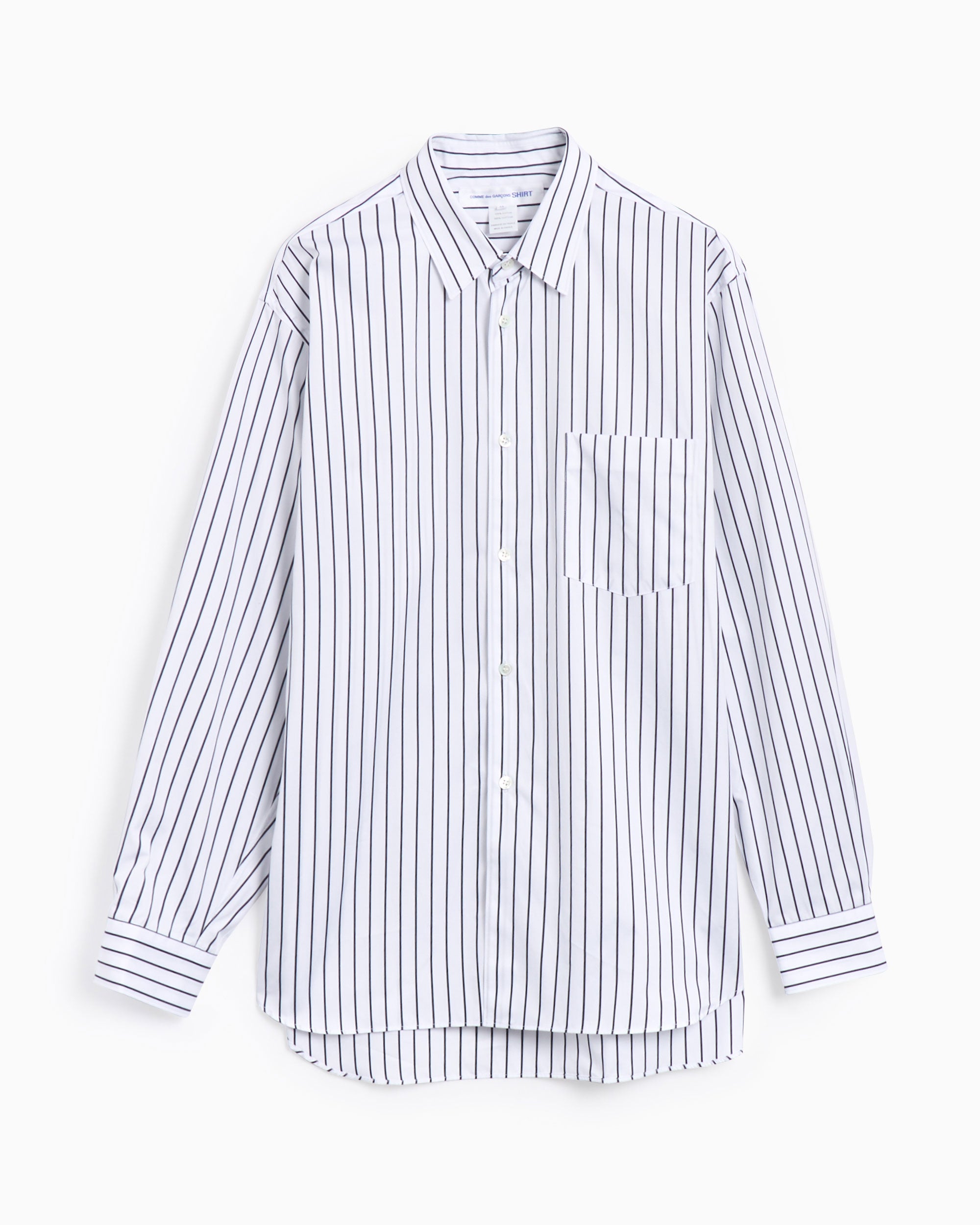 Shirts Comme Des Garçons Shirt Comme Des Garçons Men's Long Sleeve Shirt Relaxed Men's Shirt - FZ-B115-PER-119