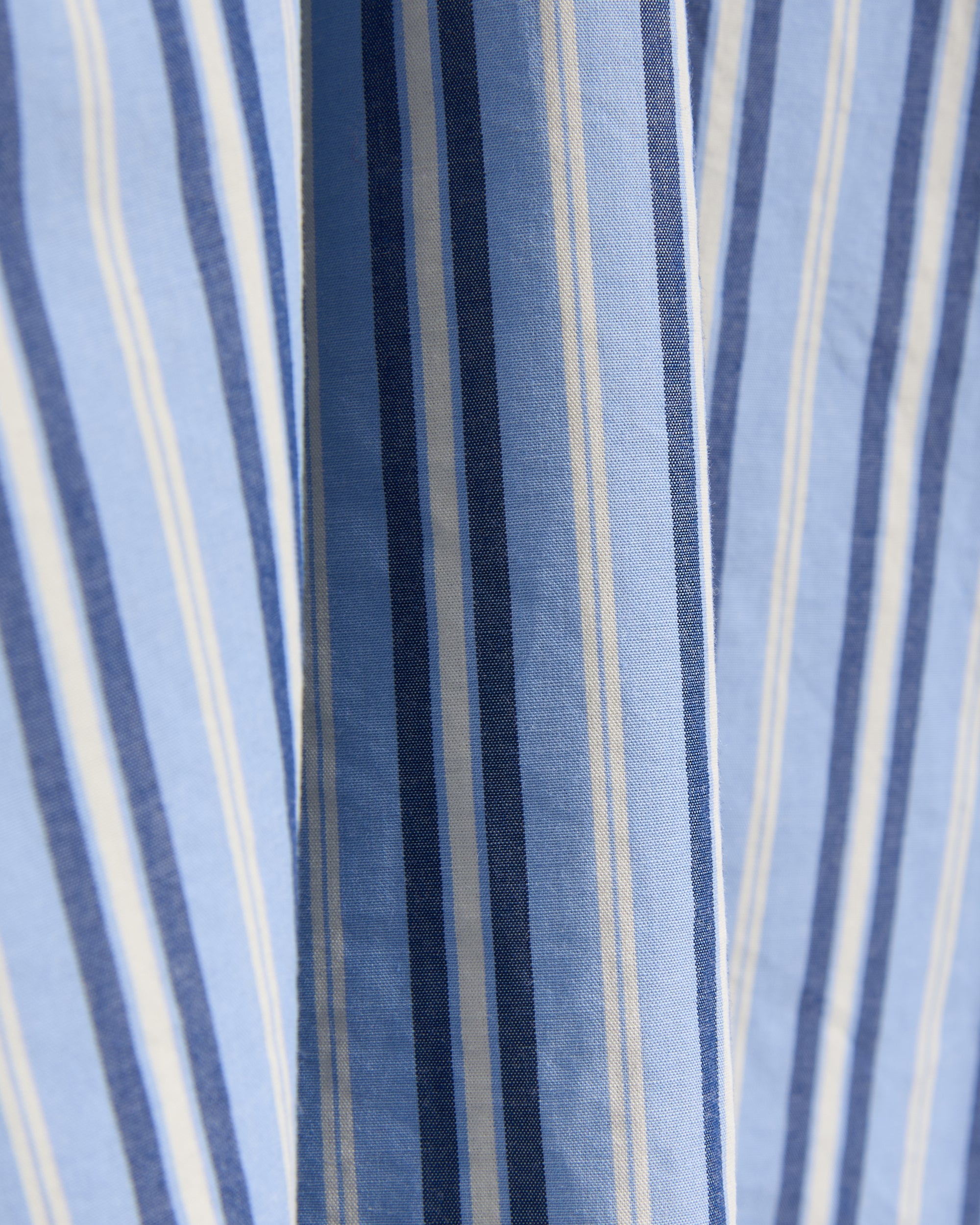 Shirts Forét Atlas Poplin Striped Short-Sleeved Men's Shirt - F6028-LIGHTBLUE