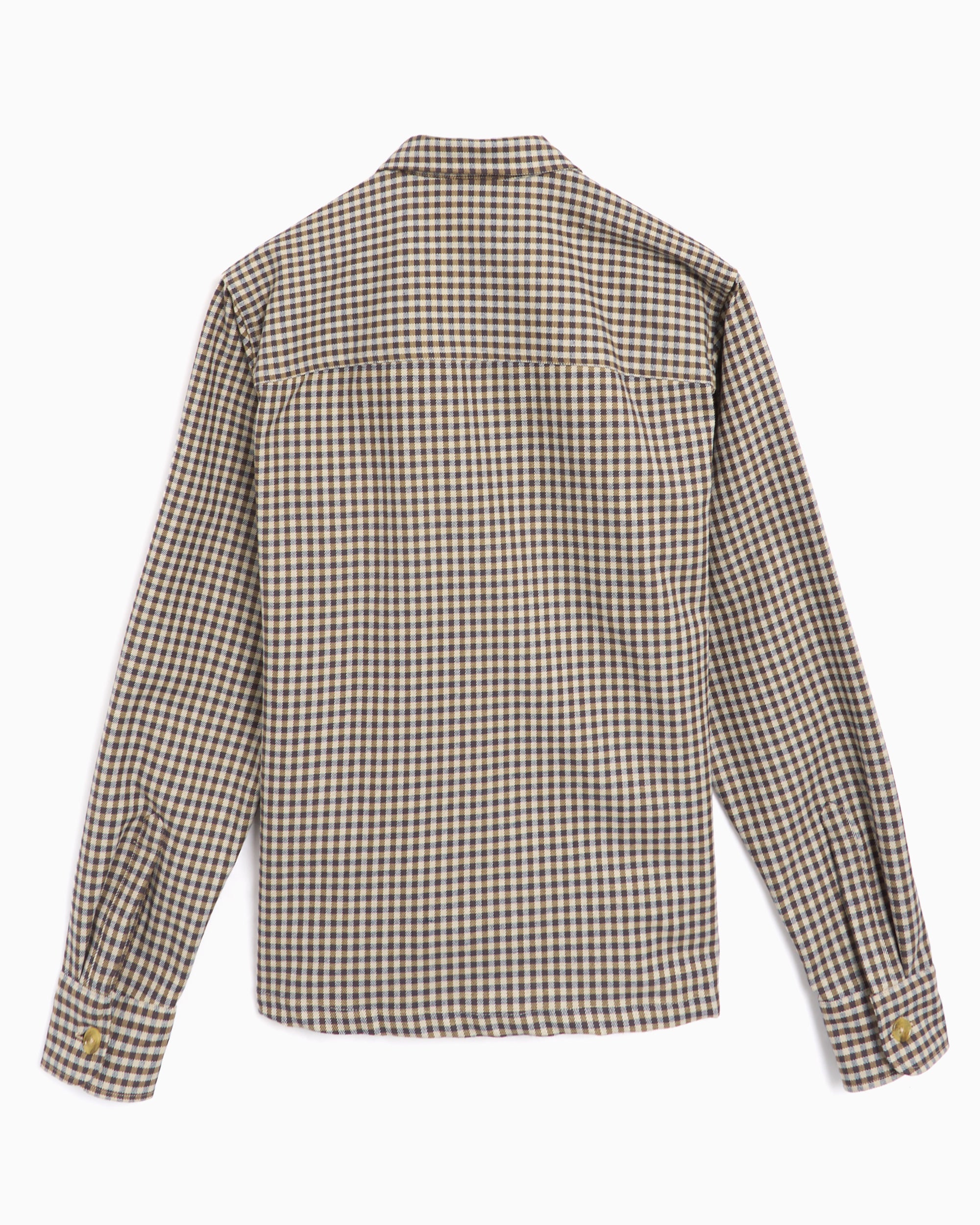 Shirts Forét Cabin Zip Long Sleeve Shirt Relaxed Men's Shirt - F5811-CHECK