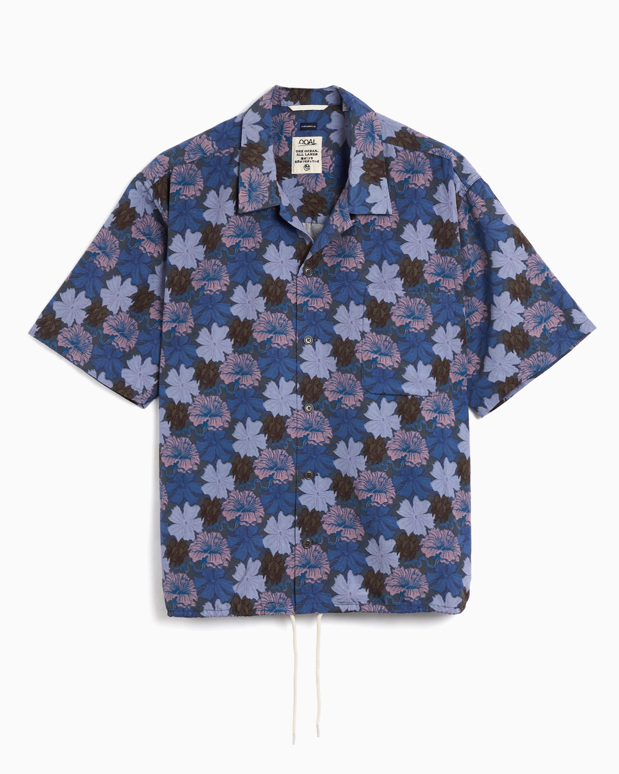 Shirts nanamica Nanaloha Floral Short-Sleeved Relaxed Men's Shirt - S26SG065E-N