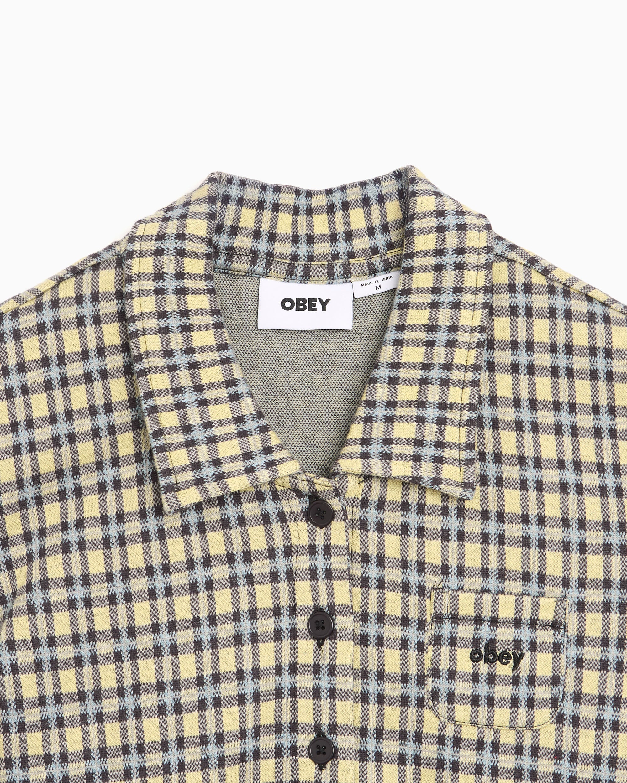 Shirts OBEY Clothing Lila Plaid Short-Sleeved Women's Shirt - 231090009-YWM