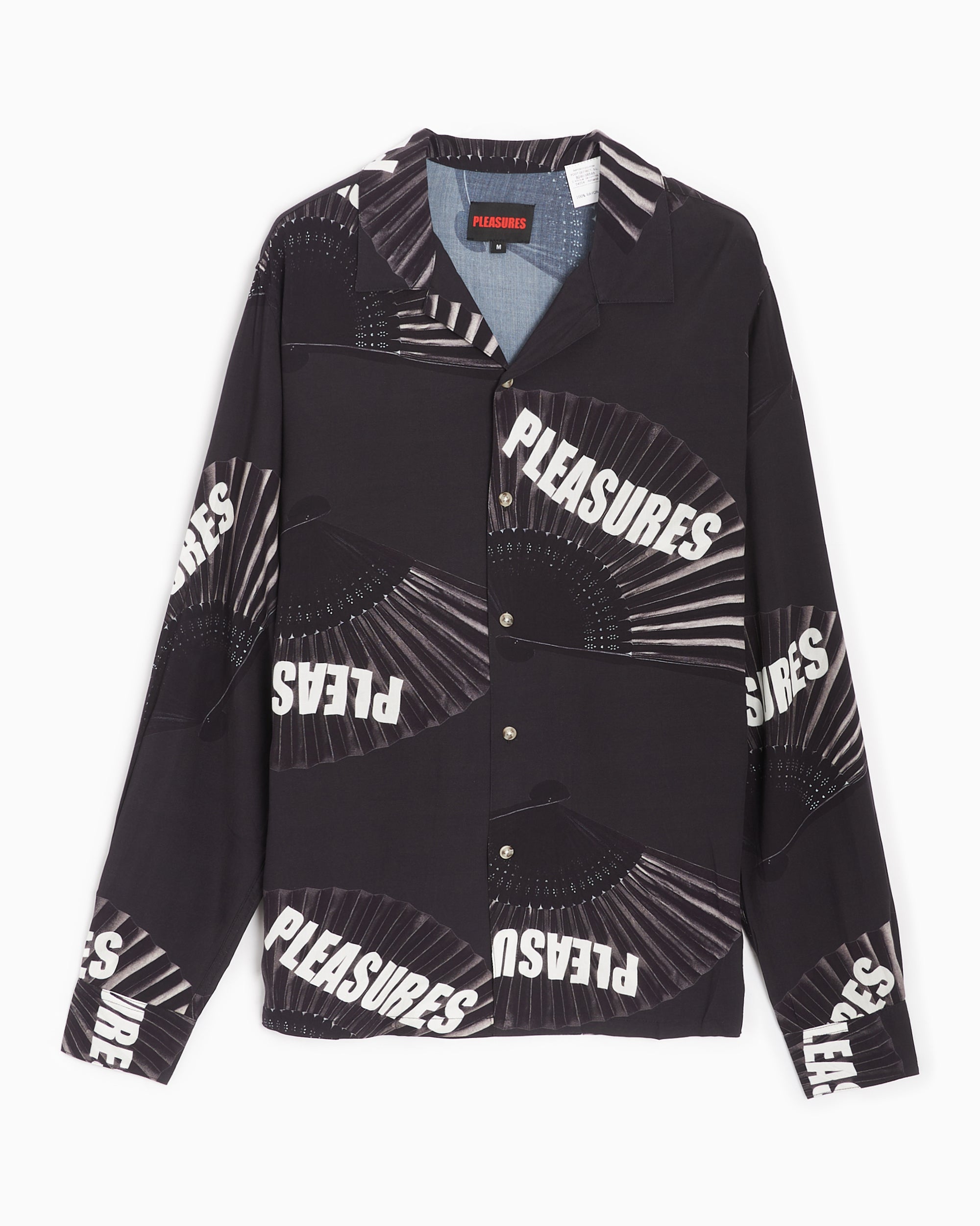 Shirts Pleasures Fans Men's Button Down Shirt Men's Shirt - P23W003-BLACK
