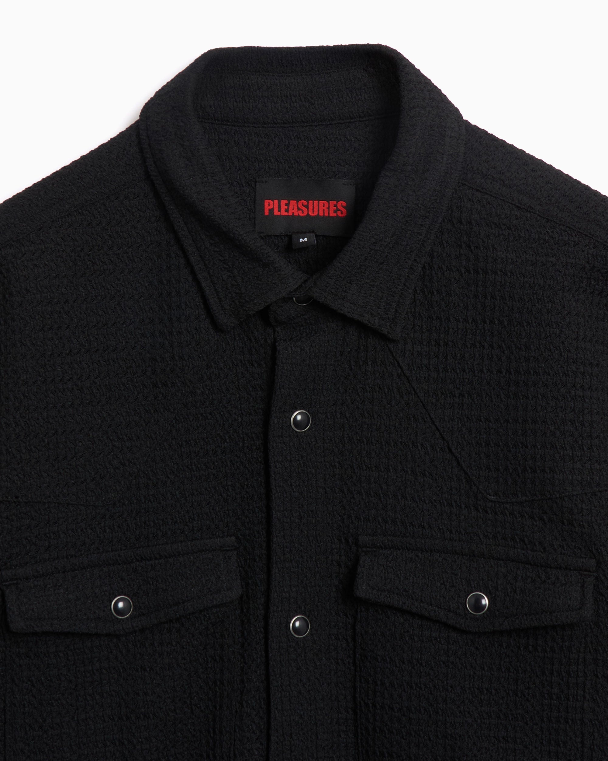 Shirts Pleasures Hive Men's Long Sleeve Western Shirt Men's Shirt - P25SP019-BLACK