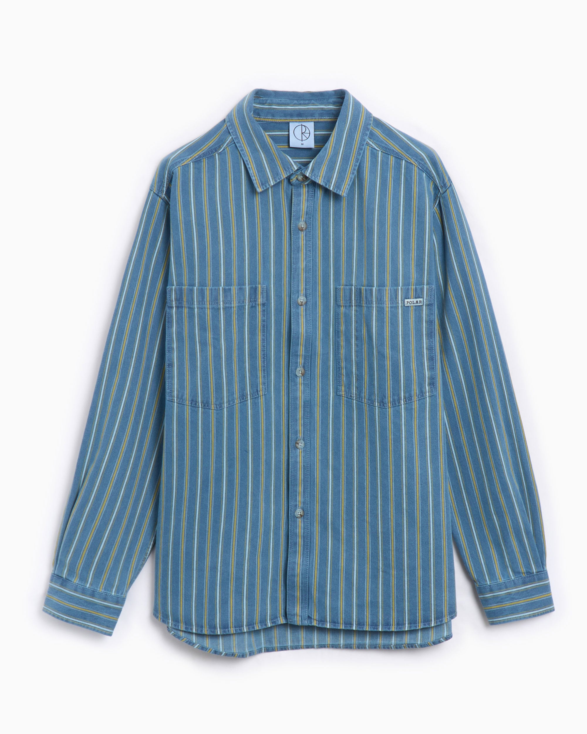 Shirts Polar Skate Co. Polar Skate Co. Mike Men's Denim Long Sleeve Shirt Relaxed Men's Shirt - PSC-SP25-3