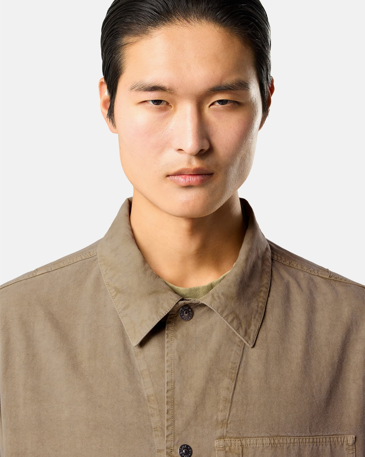 Shirts Stone Island Panama Cotton Men's Shirt - L2S151200028-V005G