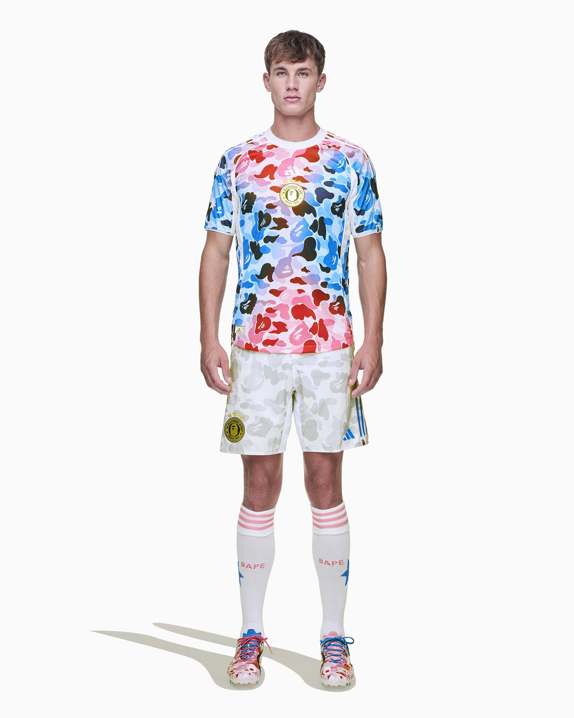 Shorts adidas Originals x BAPE Football Slim Men's Shorts - KB2205