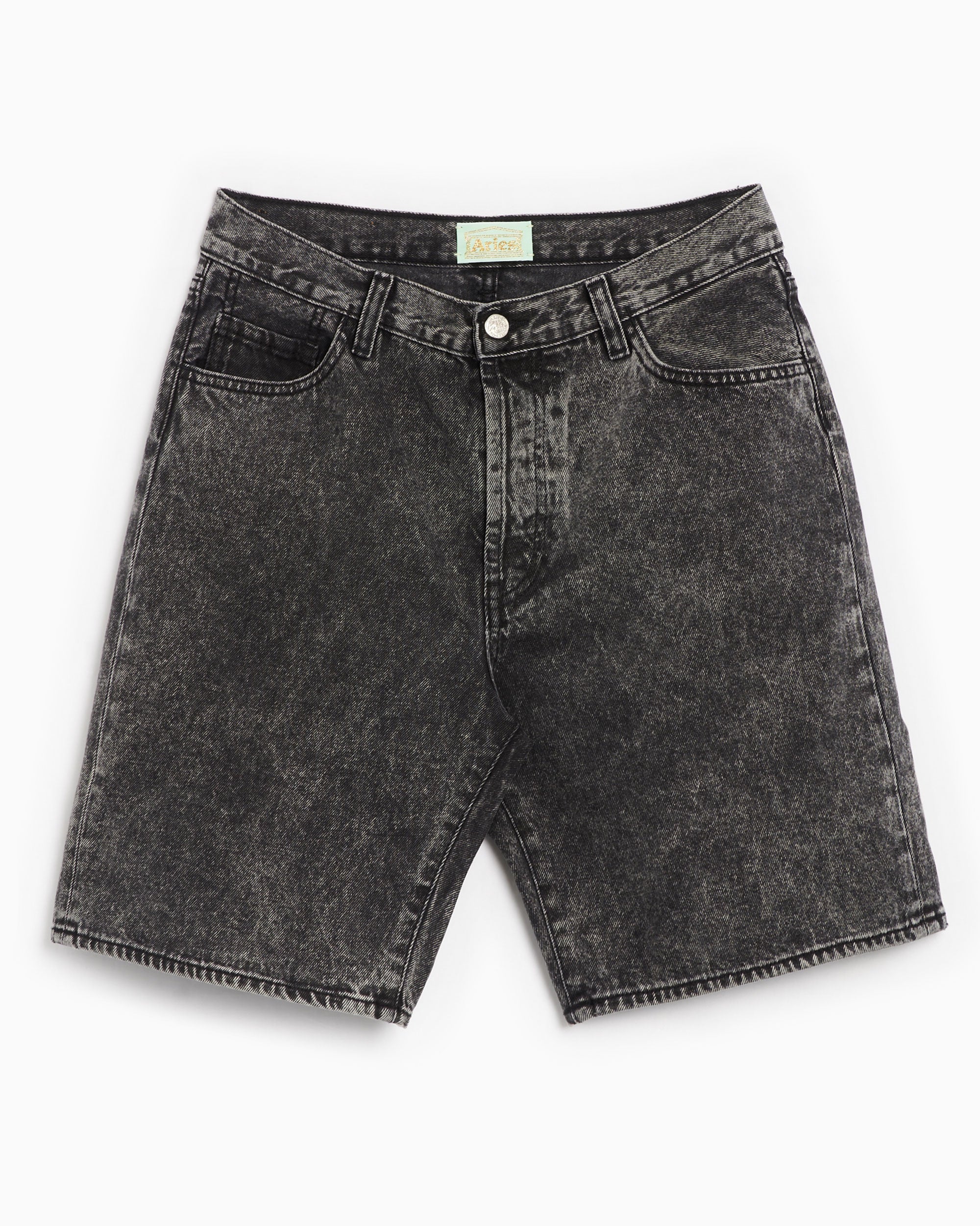 Shorts Aries Acid Wash Men's Denim Shorts Men's Shorts - RUAR30204