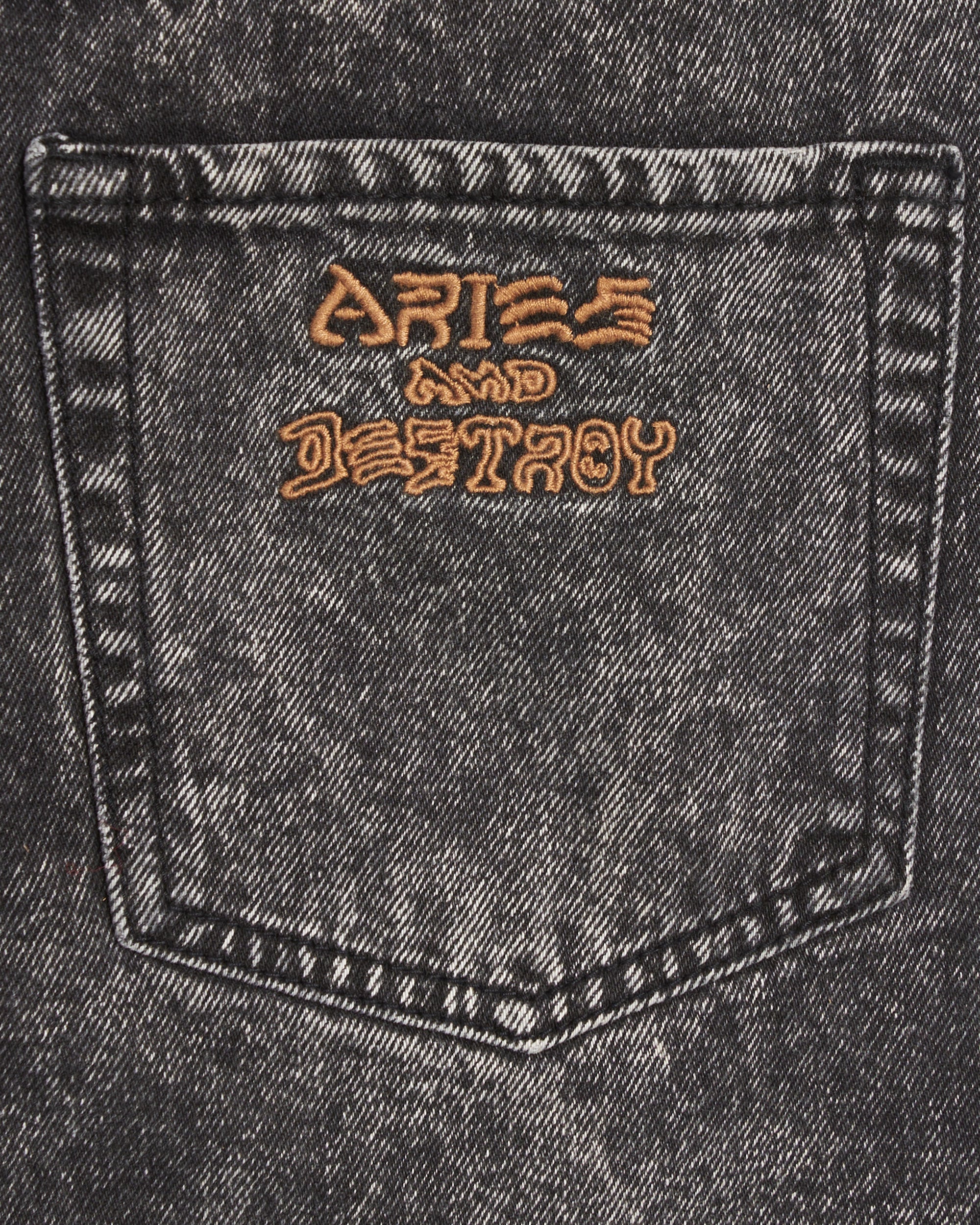 Shorts Aries Acid Wash Men's Denim Shorts Men's Shorts - RUAR30204