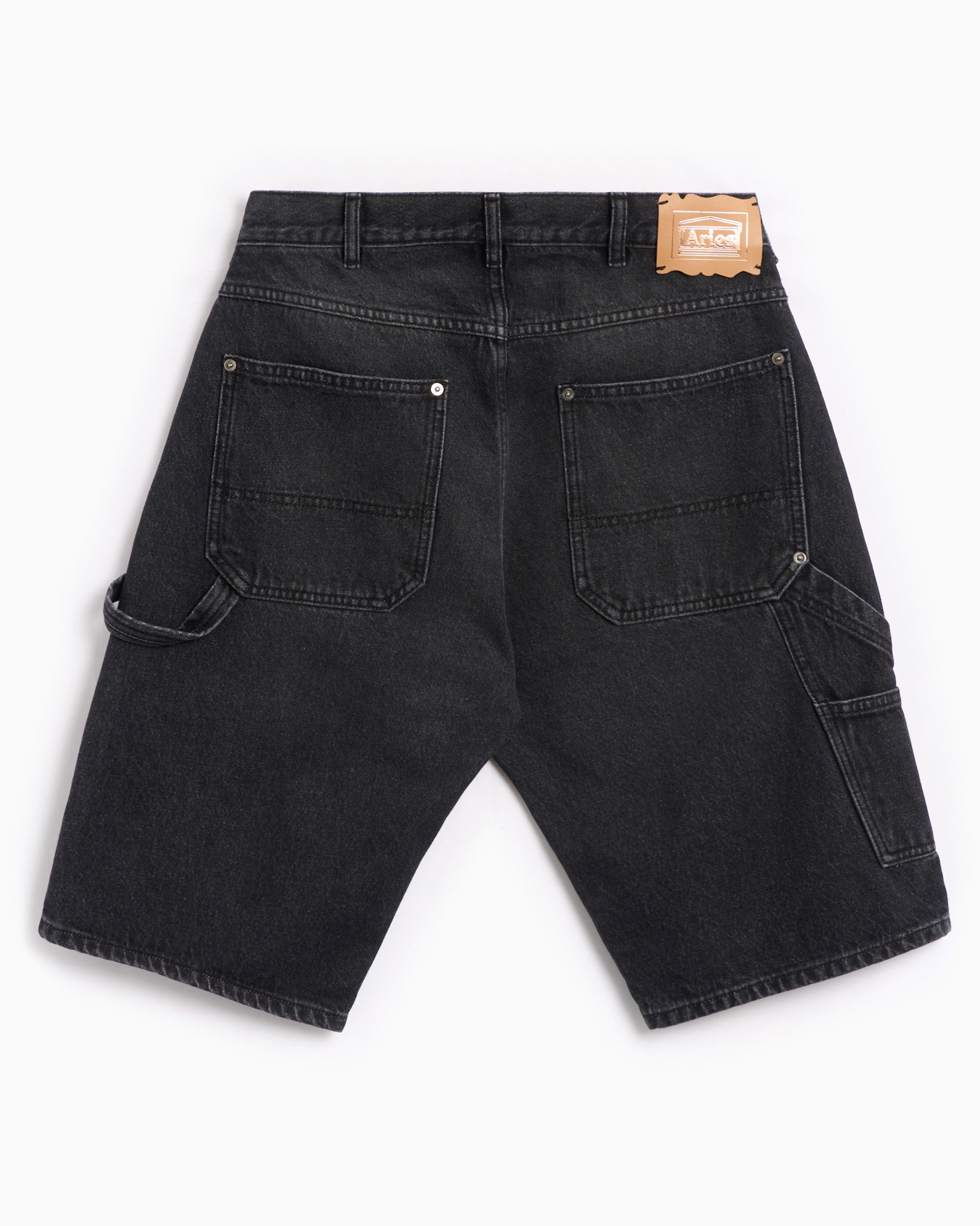 Shorts Aries Colourblocked Men's Denim Carpenter Shorts Men's Shorts - SUAR30335-BLKBLU