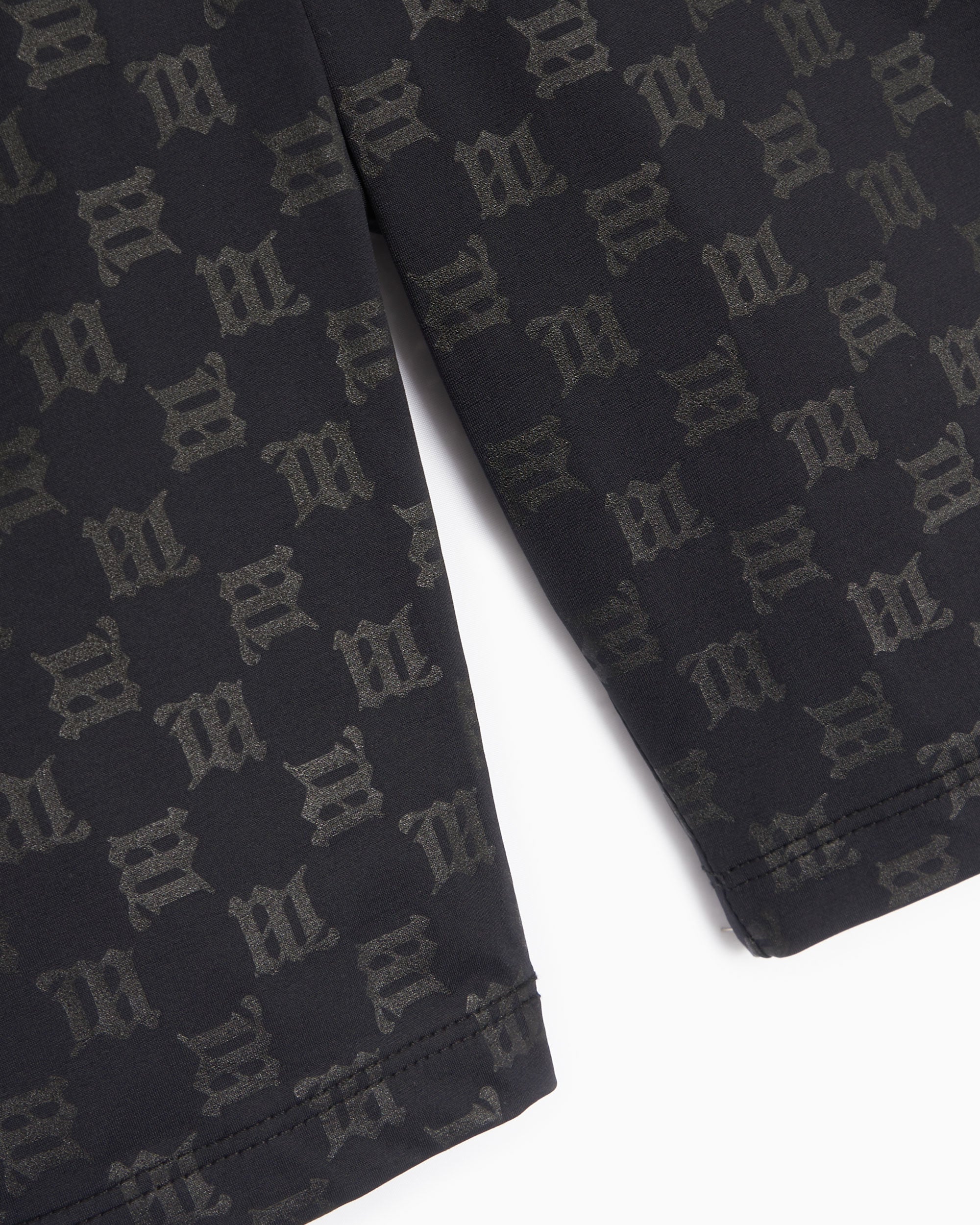 Shorts MISBHV Women's Monogram High Waisted Biker Shorts Women's Shorts - 3121W301-BLACK