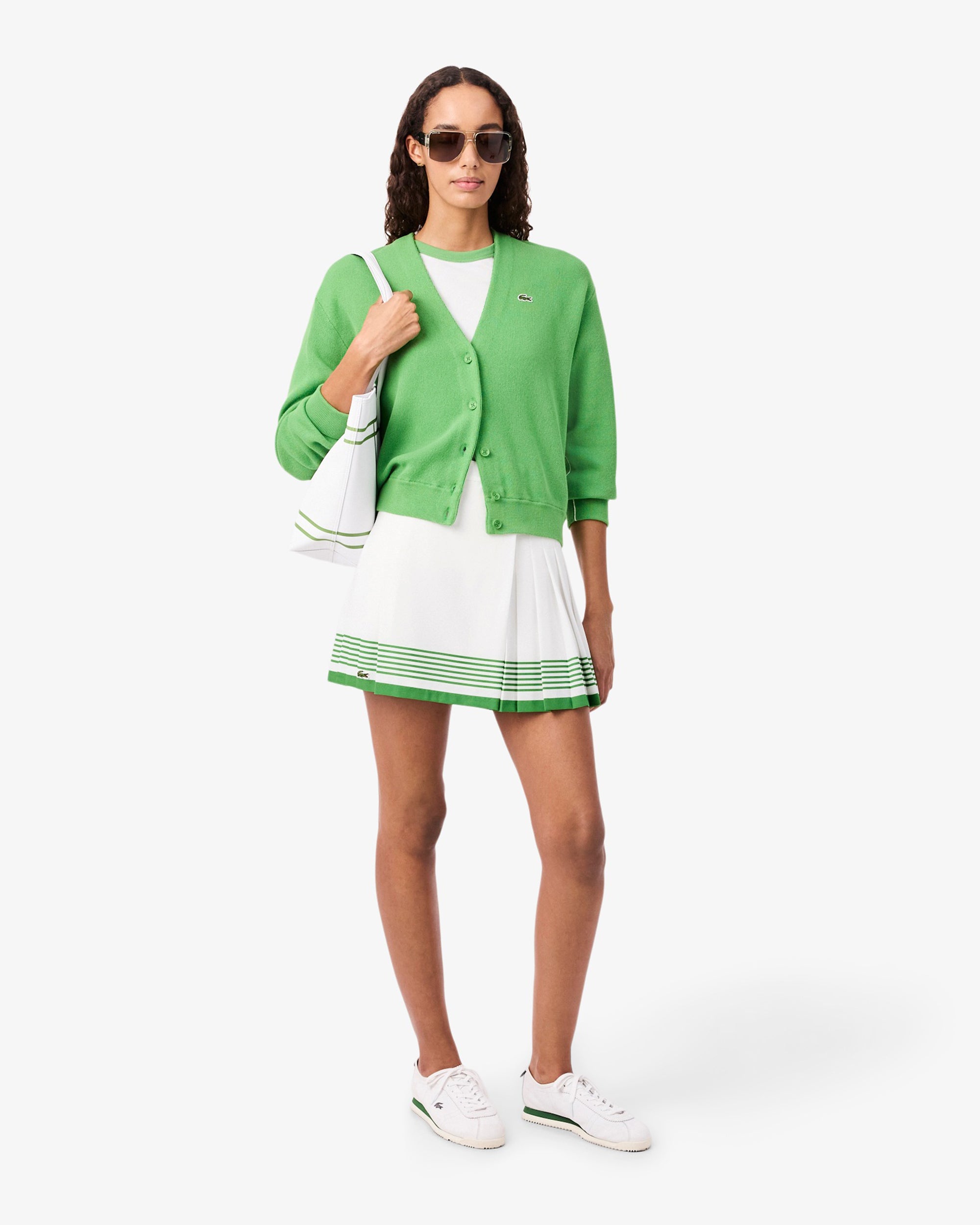 Skirts Lacoste Re-edition Striped Women's Short Skirt - JF2914-00-4QI