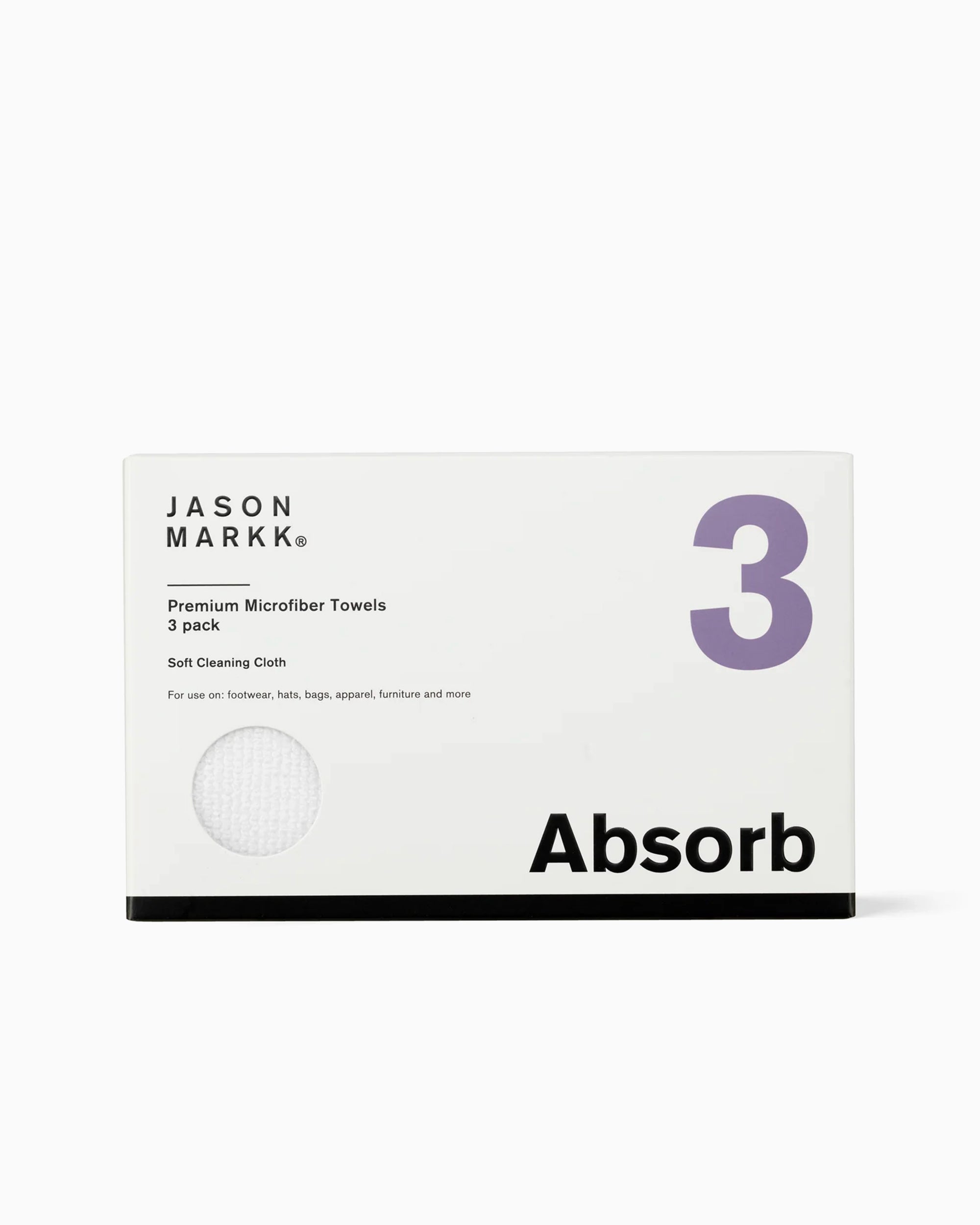 Sneaker care Jason Markk Premium Microfiber Towel (3 Pack) - JM210210