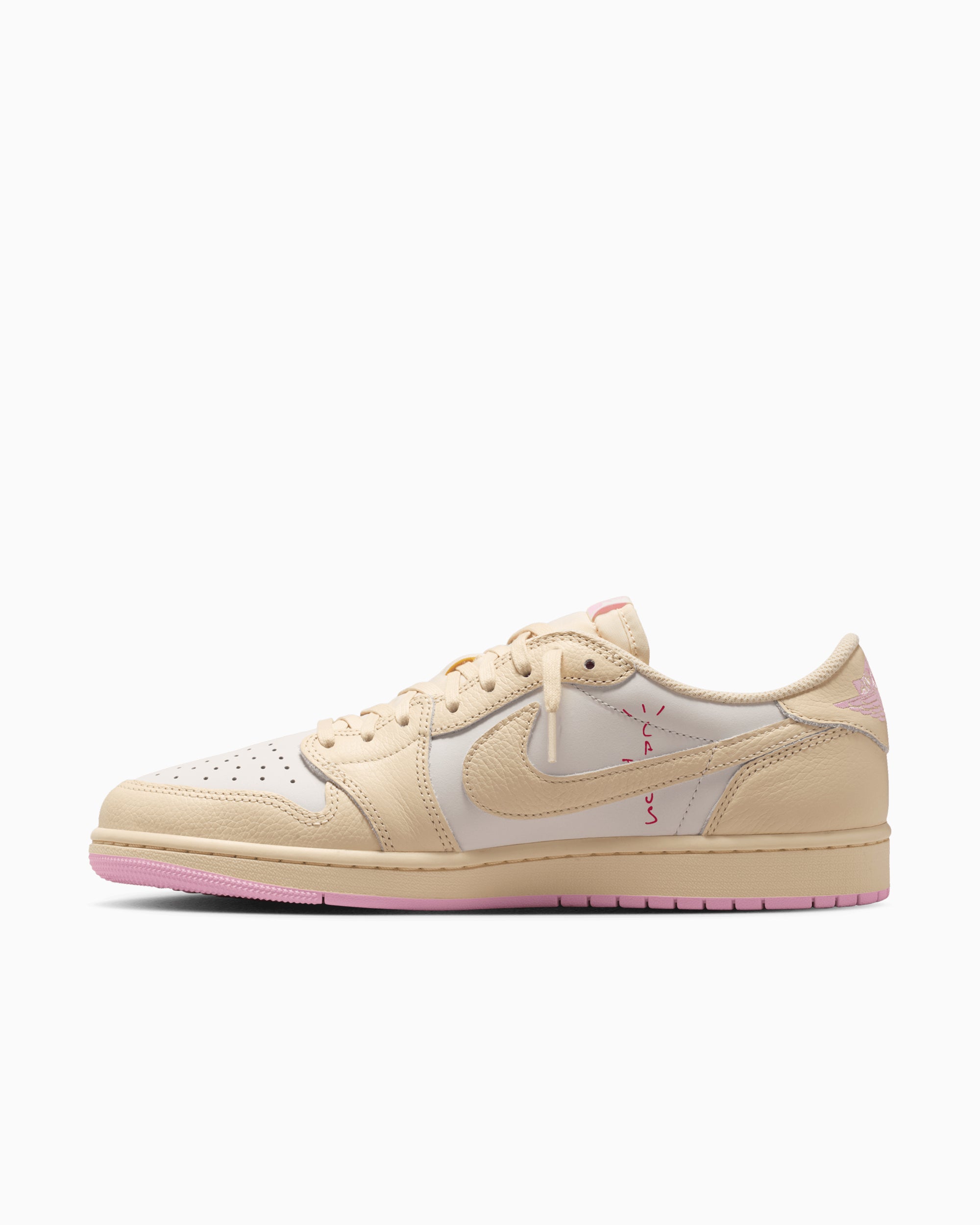 Sneakers Air Jordan x Travis Scott 1 Low Retro "Shy Pink" - IQ7604-100