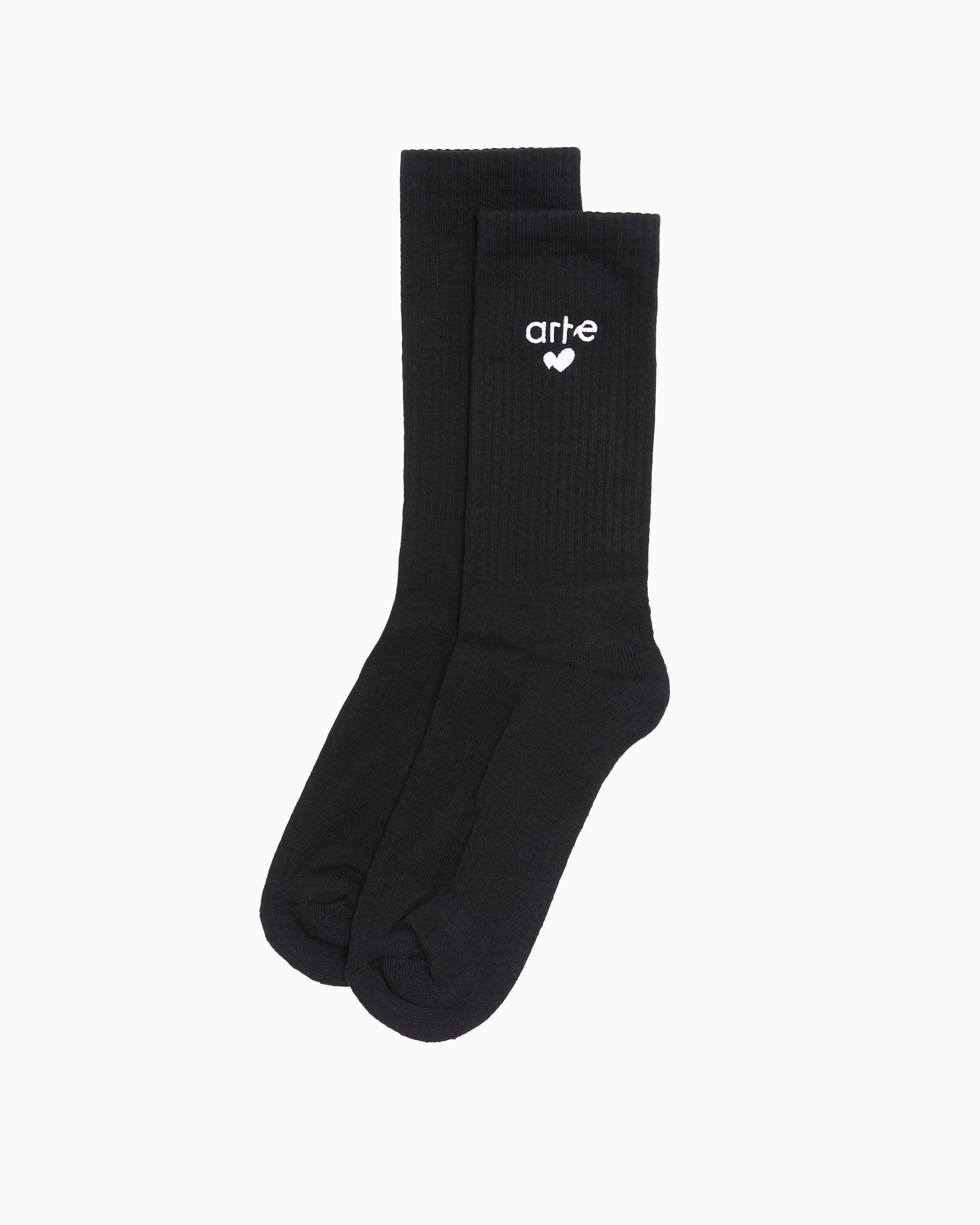 Socks Arte Antwerp Heart Unisex Socks - SS26-198M-Black
