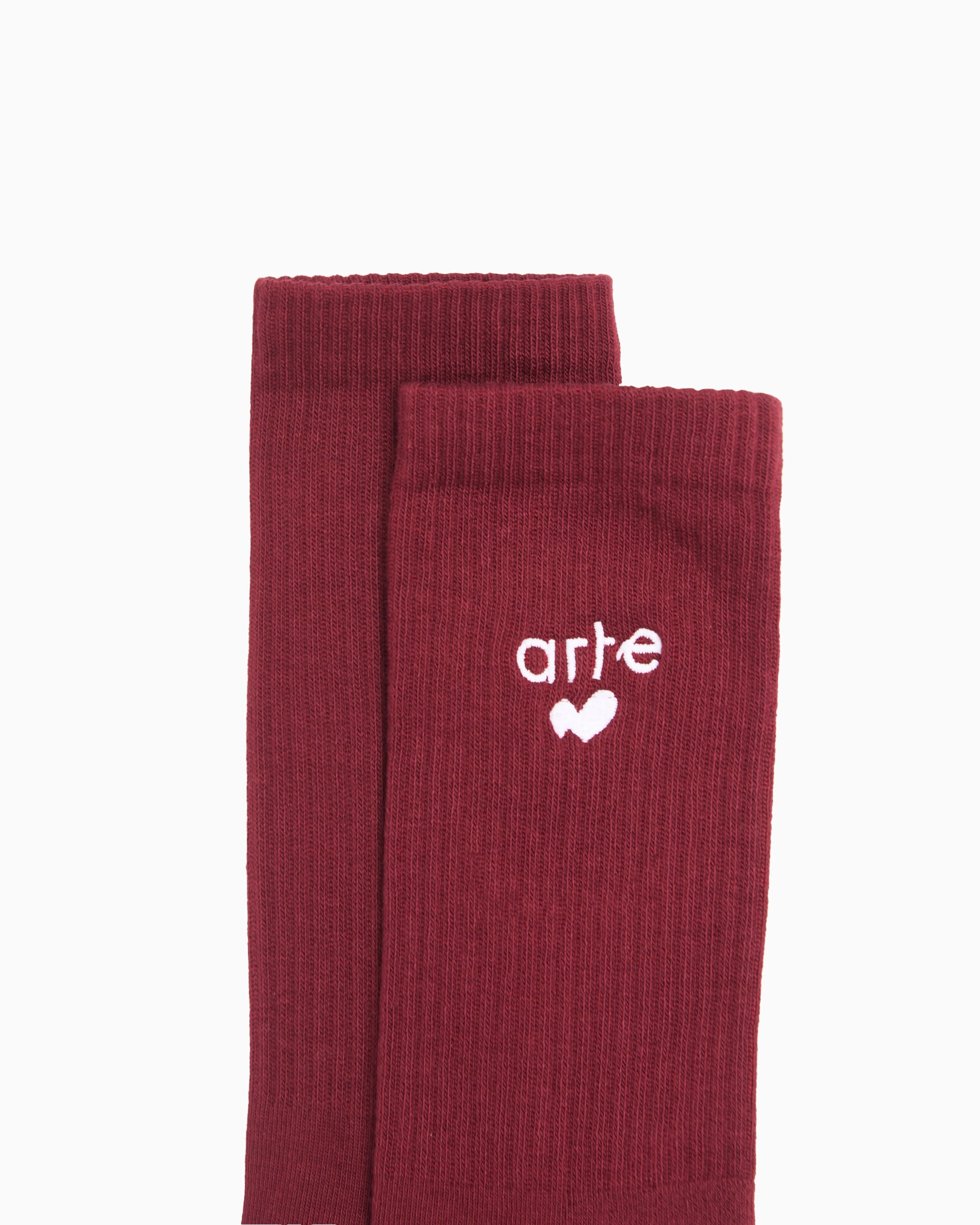 Socks Arte Antwerp Heart Unisex Socks - SS26-198M-Bordeaux