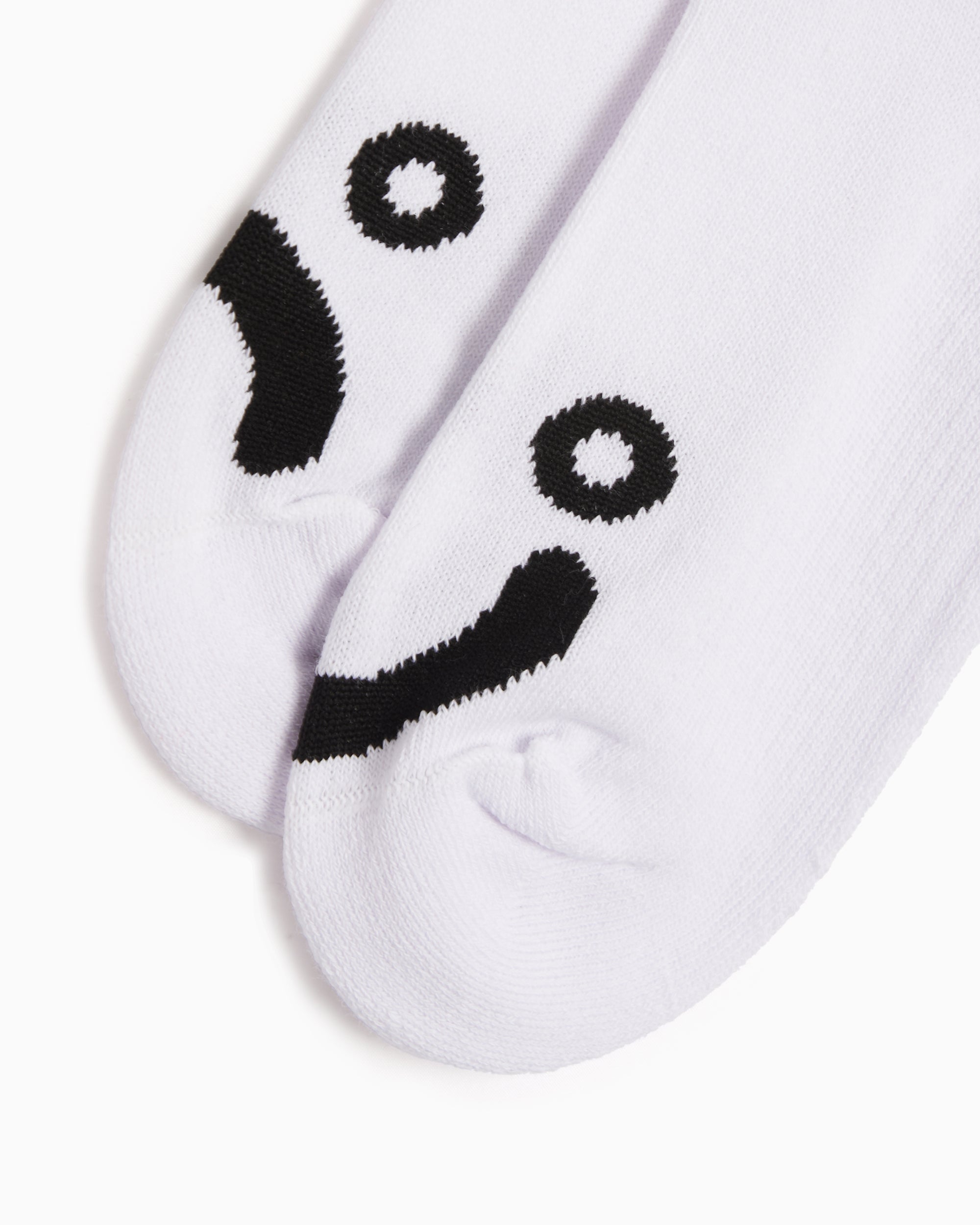 Socks Polar Skate Co. Polar Skate Co. Happy Sad Unisex Socks Unisex Socks - PSC-CO-46-WHT