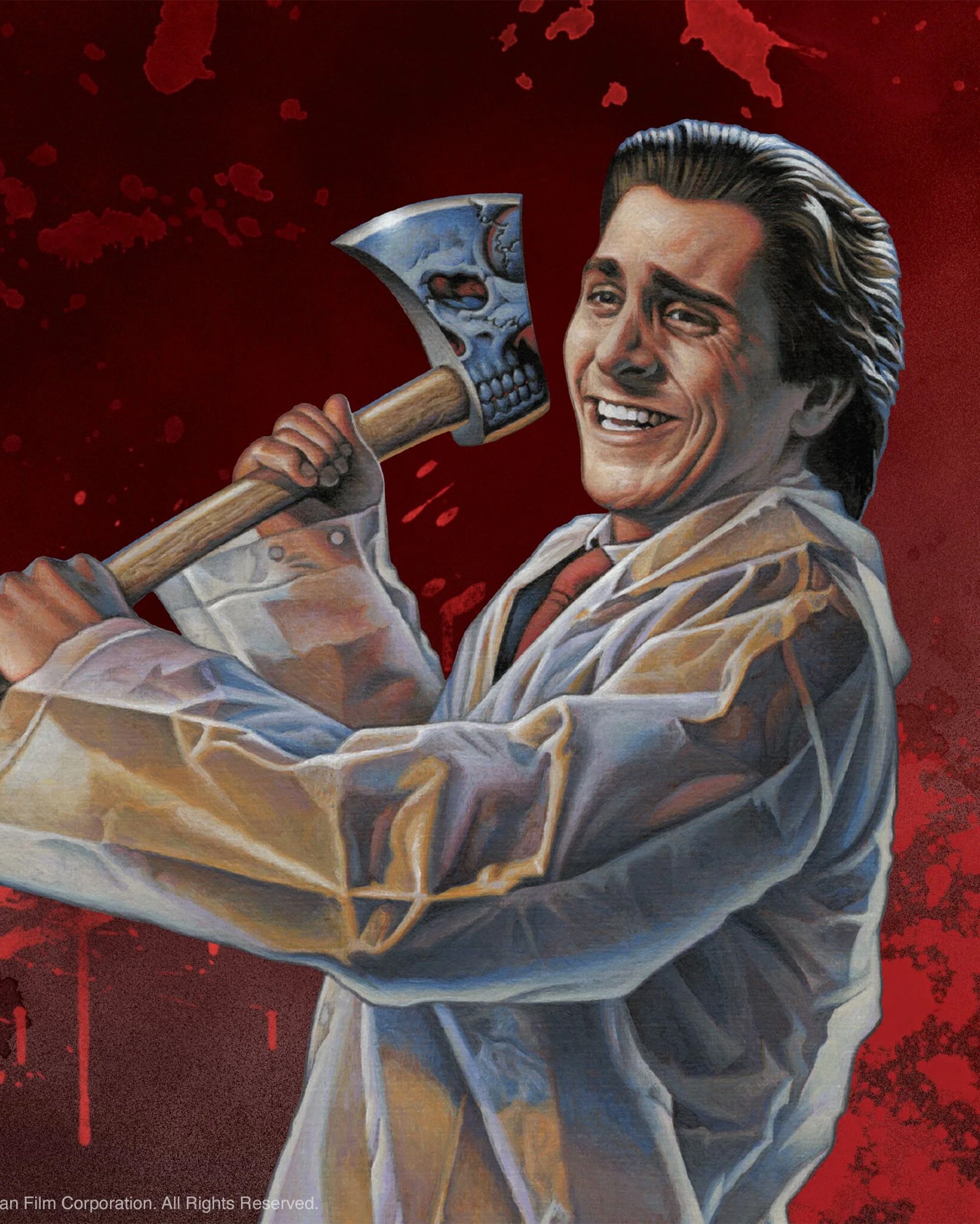Super7 American Psycho ReAction Figures - Patrick Bateman - S7RCTFGRAPW1PBR