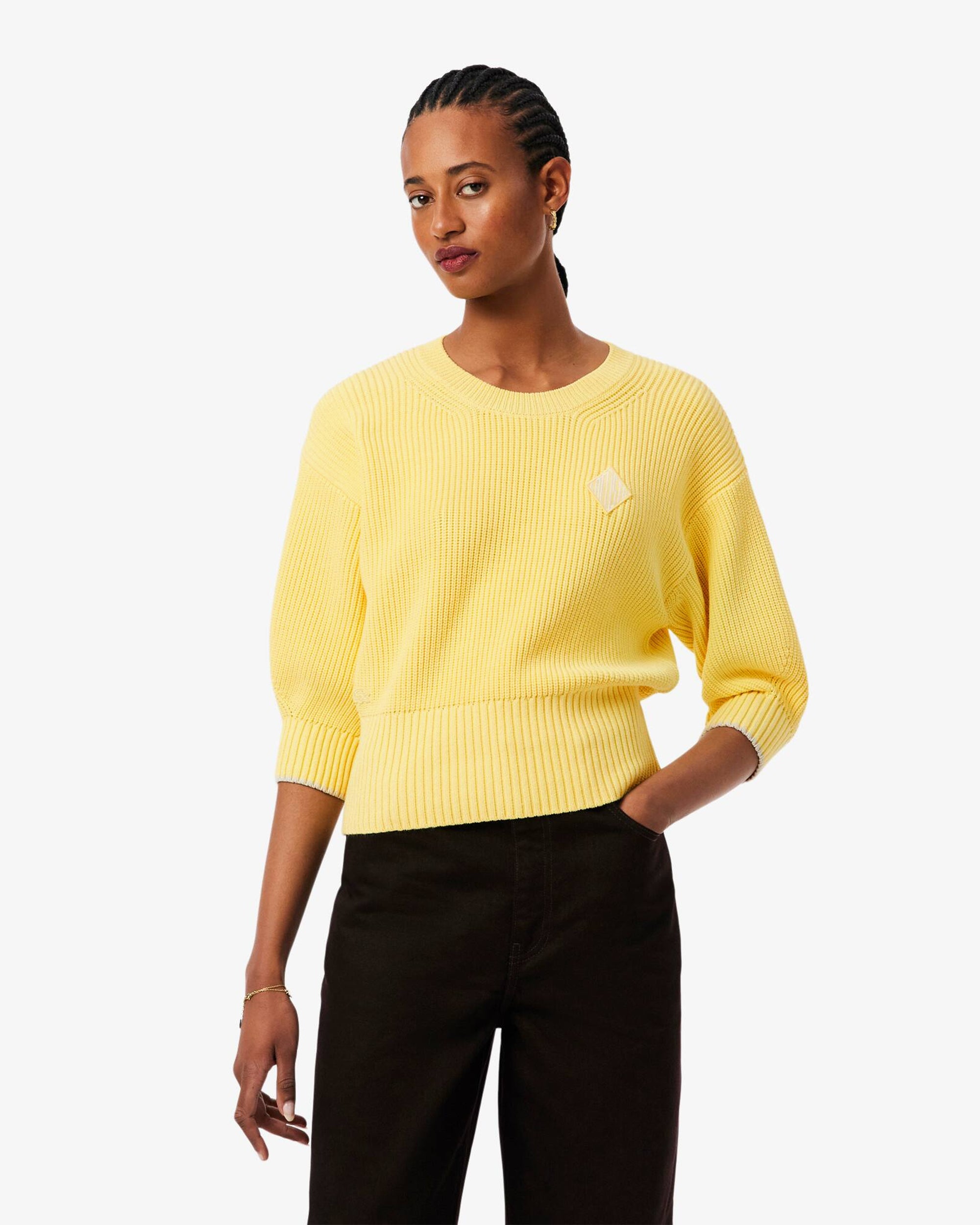 Sweaters Lacoste Round Neck Relaxed Women's Sweater - AF9860-00-107