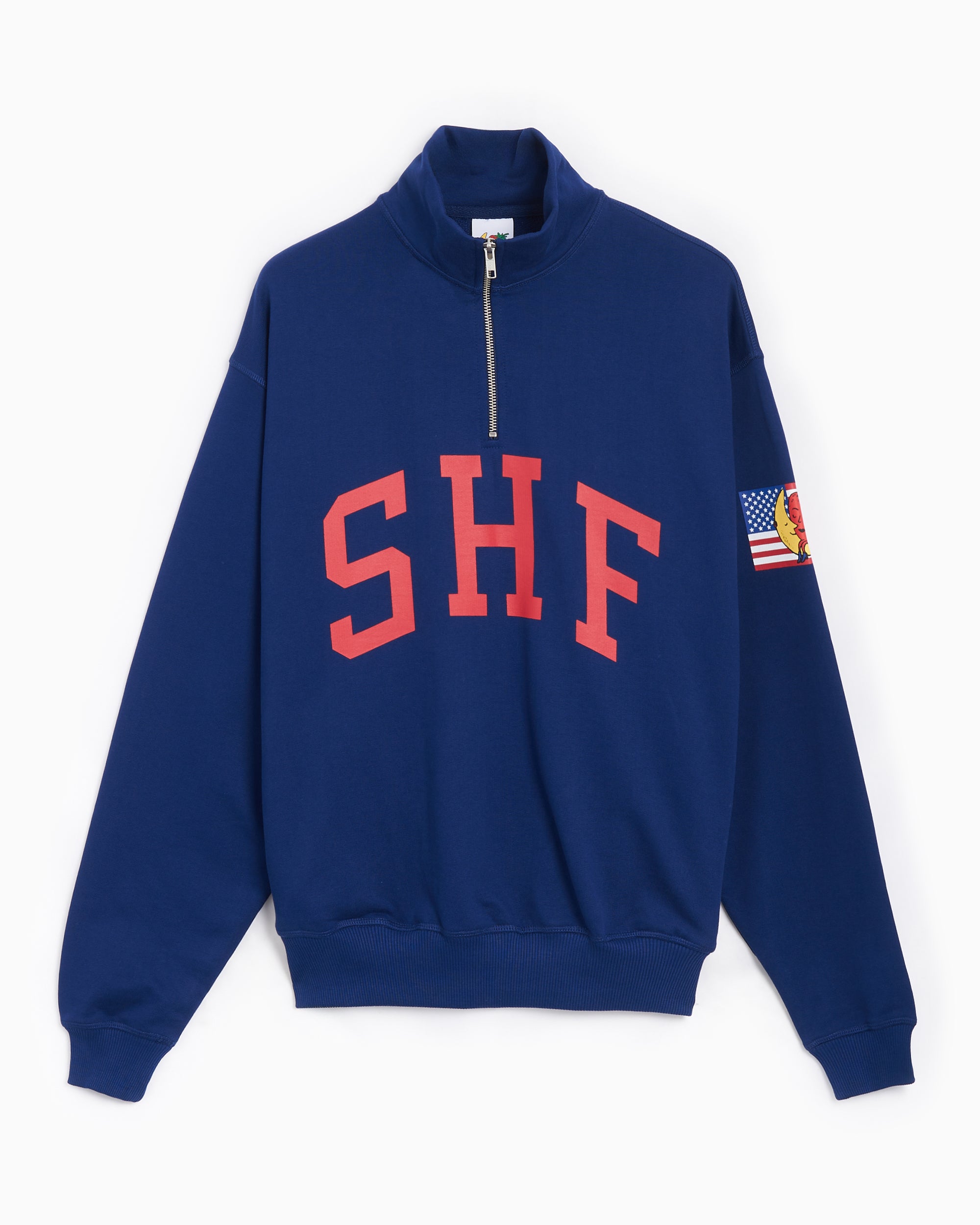 Sweaters Sky High Farm Workwear Shf Men's 1/4 Zip Knit Sweater Men's Sweater - SHF06T022-1