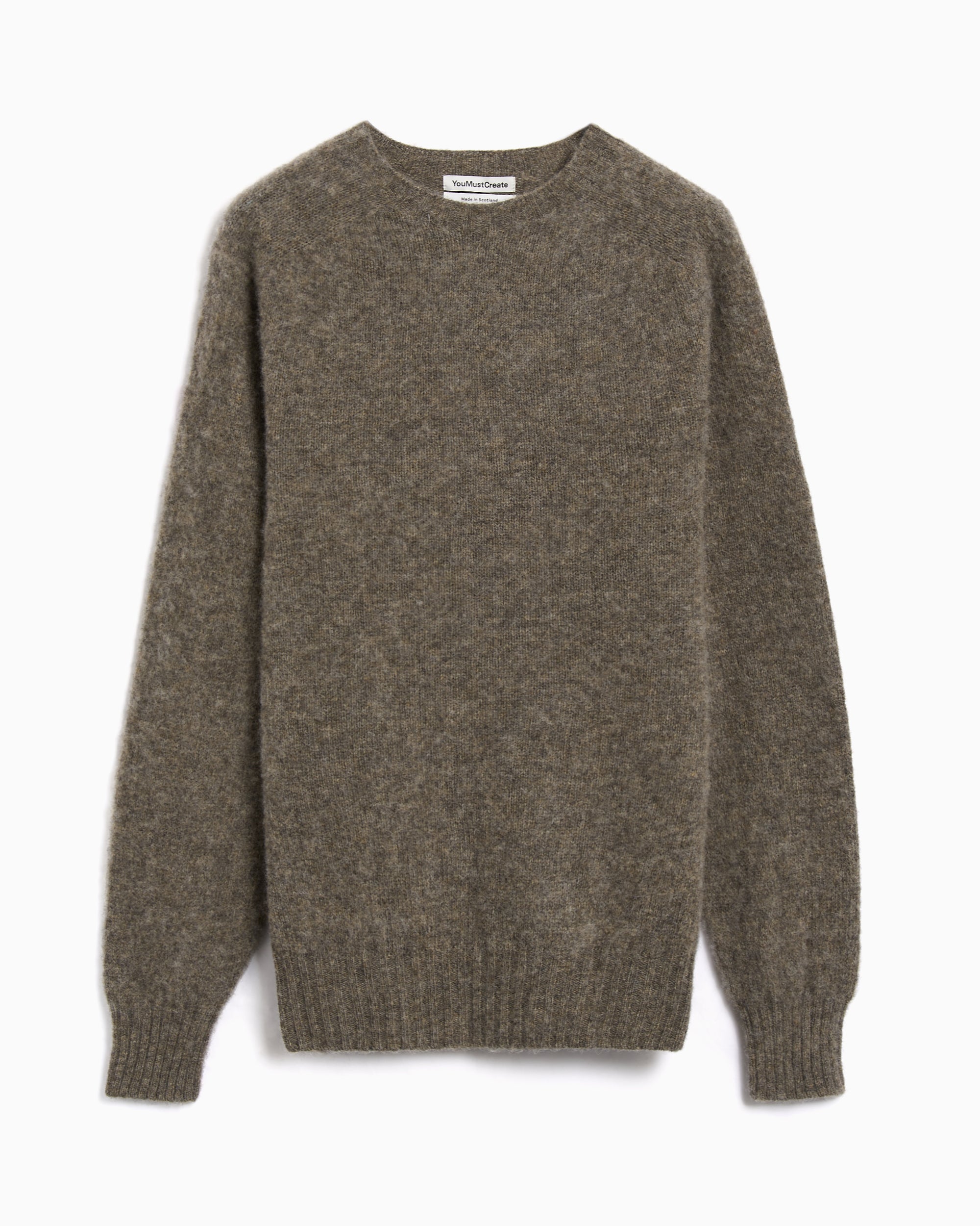 Sweaters YMC Suedehead Relaxed Men's Sweater - P8ZAO-BROWN