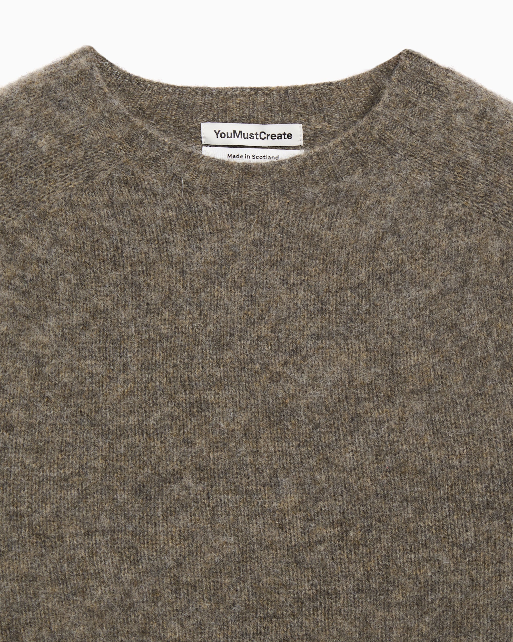 Sweaters YMC Suedehead Relaxed Men's Sweater - P8ZAO-BROWN
