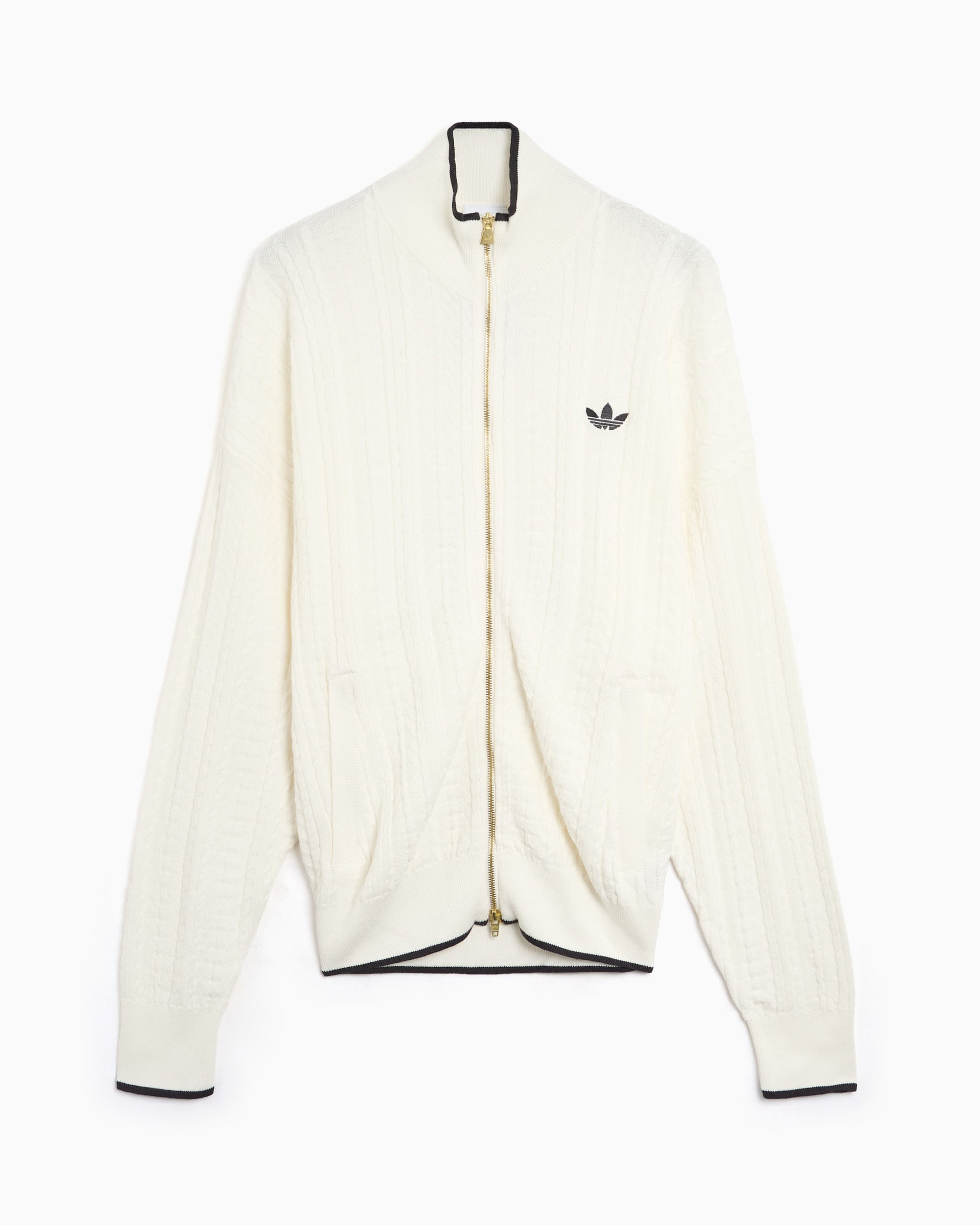 Sweatshirts adidas Originals Cable Knit Firebird Men's Zip-Up Sweatshirt - KR9762