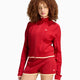 Felpa con zip adidas Originals Cable Knit Firebird per donna