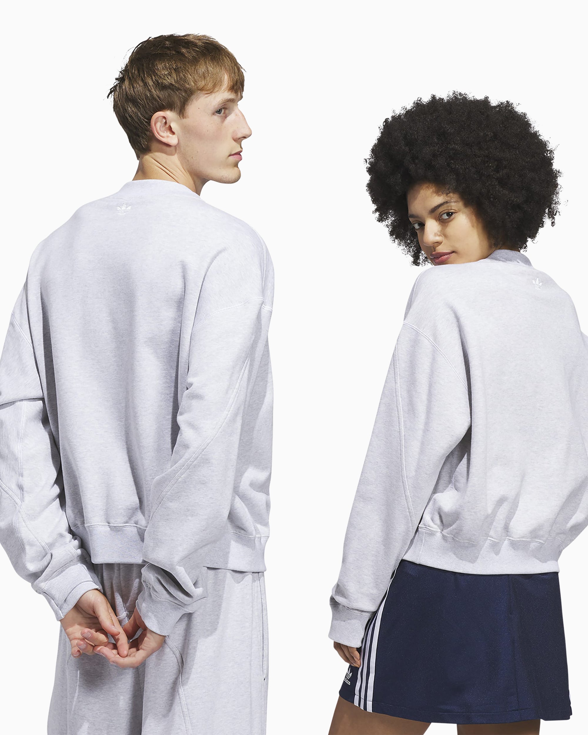 Sweatshirts adidas Originals Santa Monica Crop Unisex Sweatshirt - JX3805
