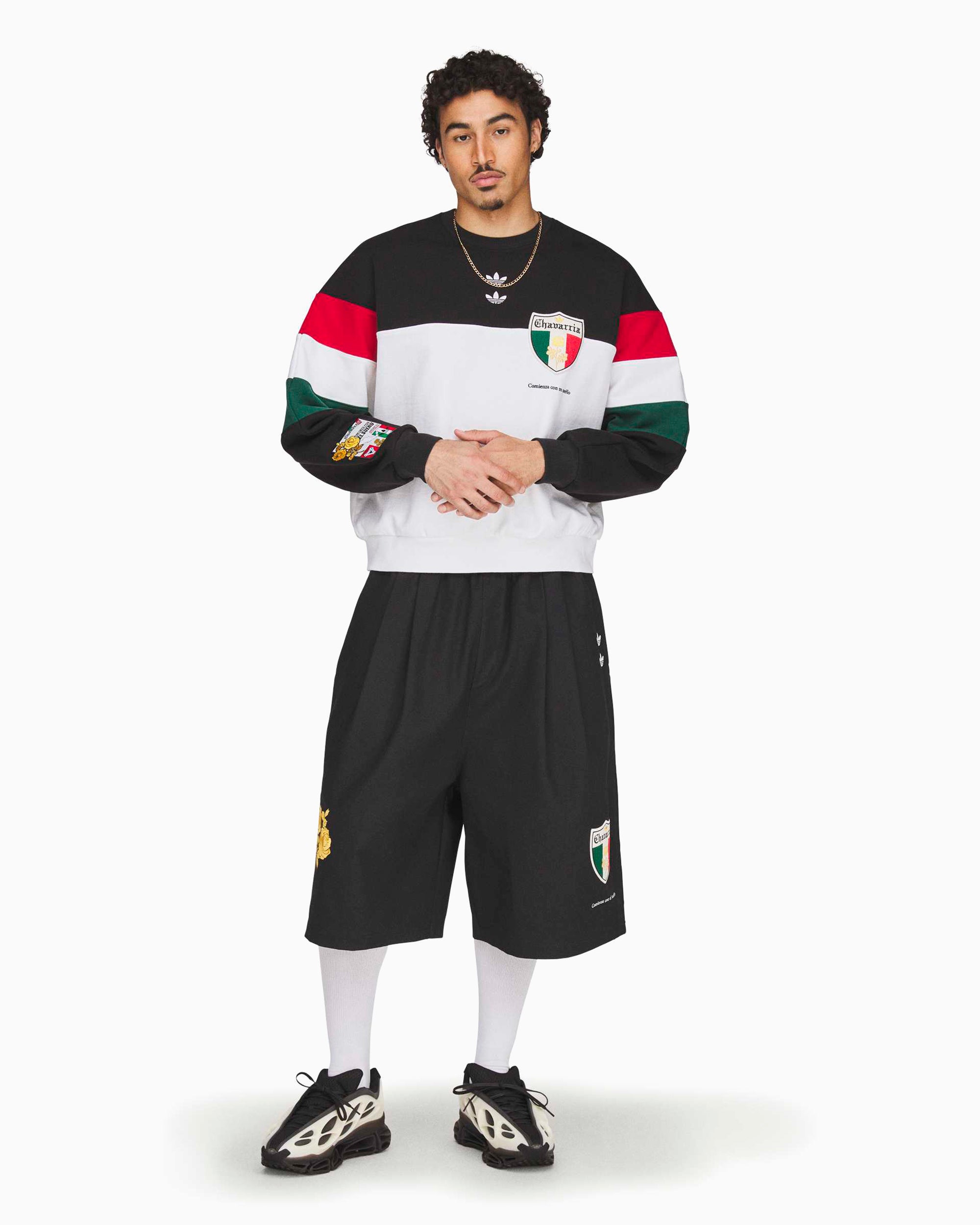 Sweatshirts adidas Originals x Willy Chavarria Logo Relaxed Men's Sweatshirt - KV1976