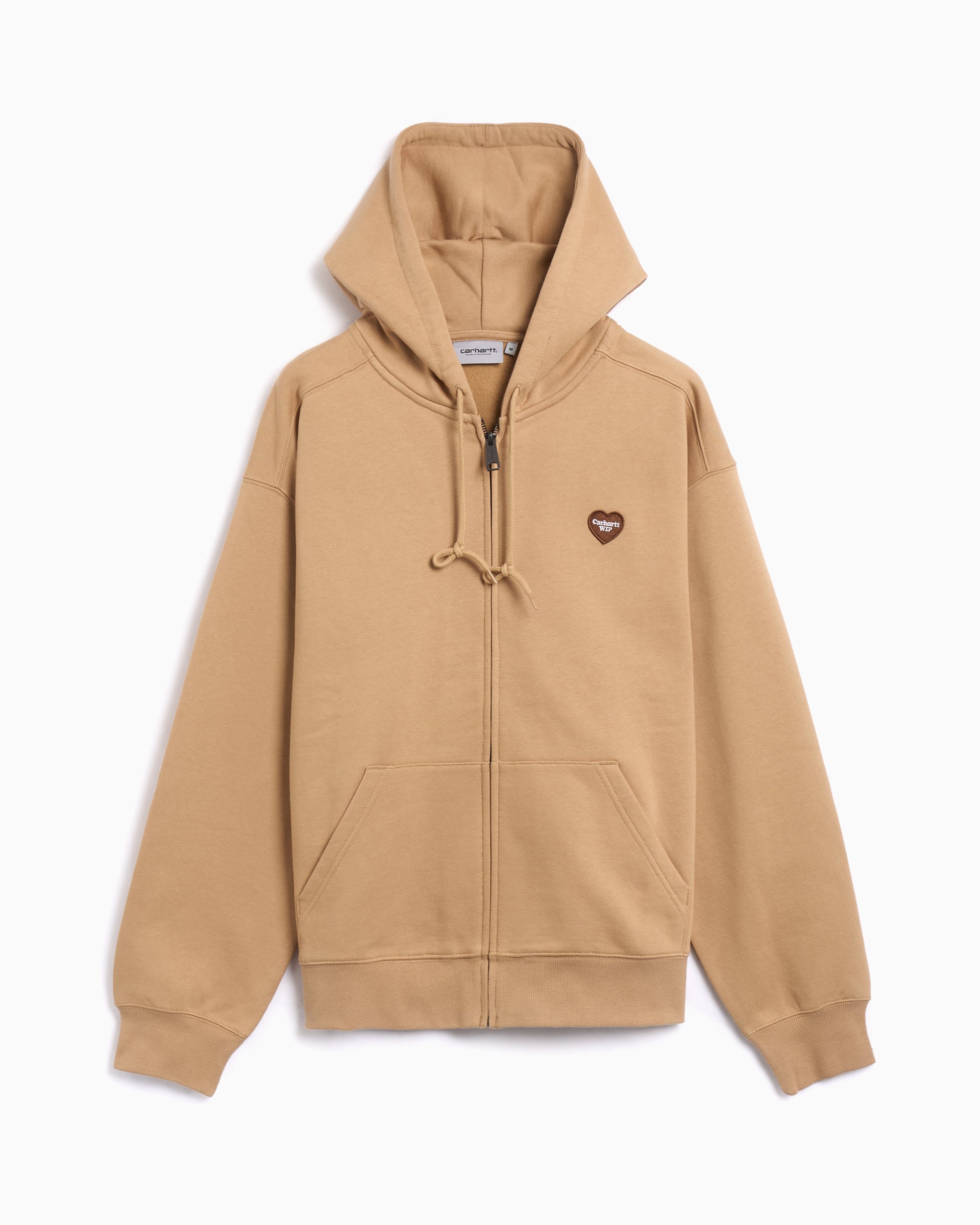 Sweatshirts Carhartt WIP Heart II Hartt Relaxed Men's Zip-Up Sweatshirt - I035176-07EXX