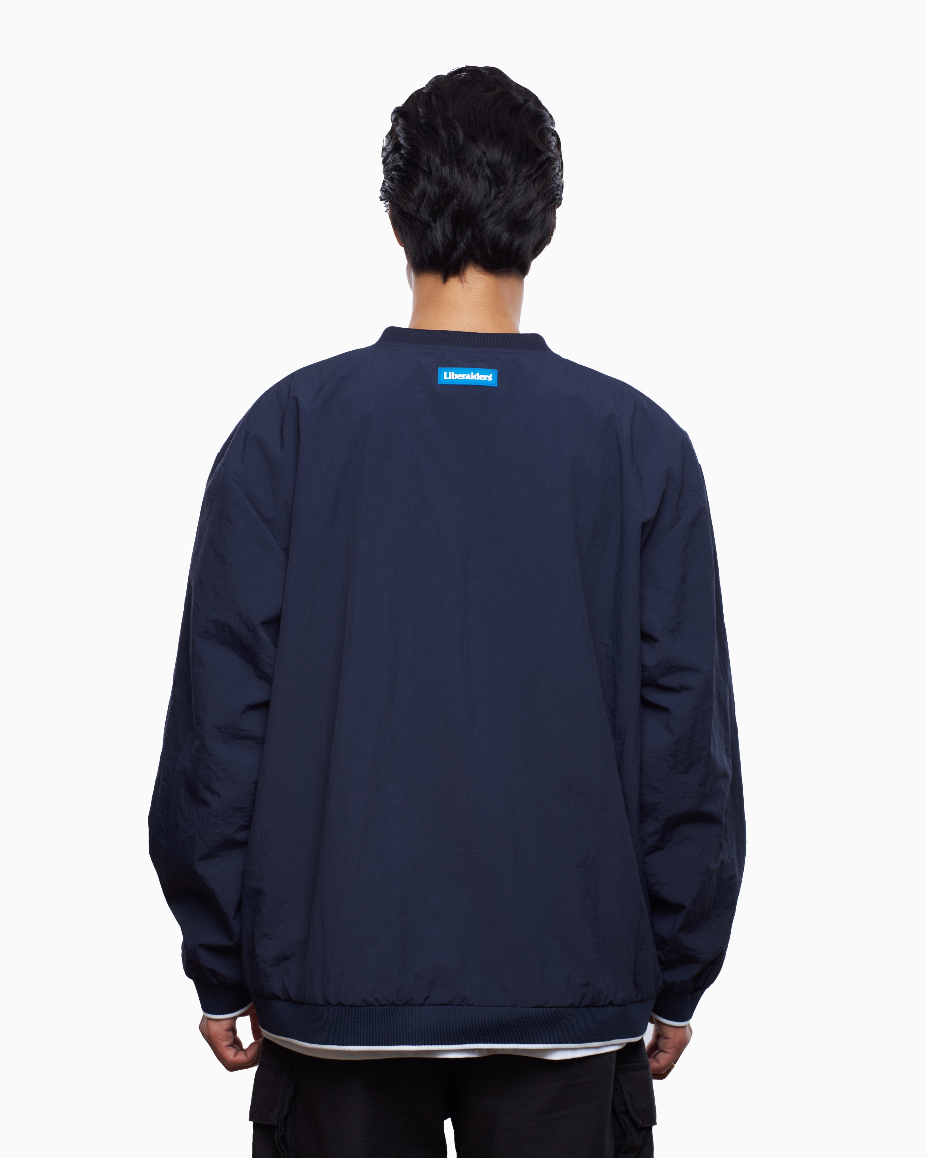 Sweatshirts Liberaiders® Liberaiders® LR Men's Nylon Sweatshirt Men's Sweatshirt - 753032303-NAVY