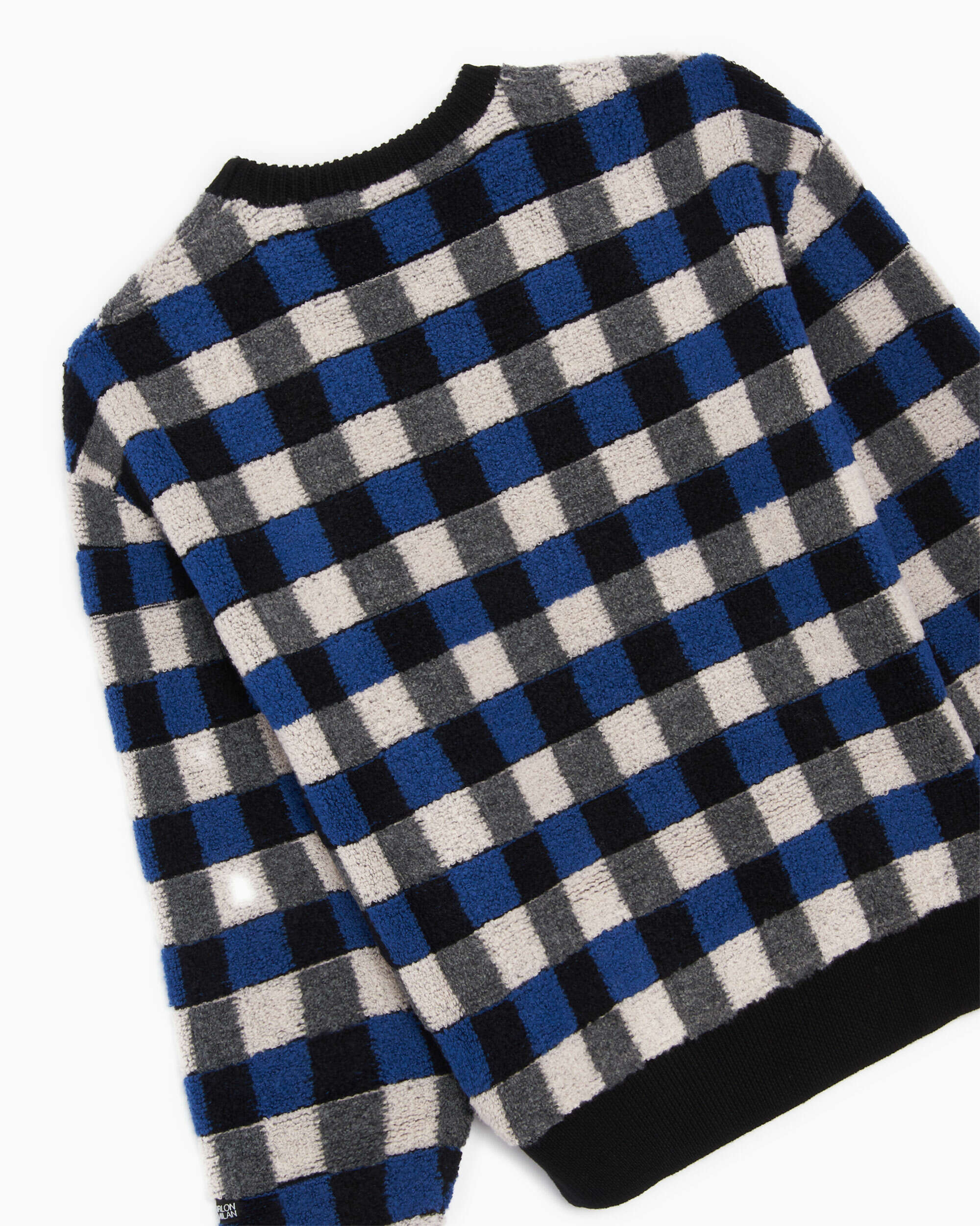 Sweatshirts Marcelo Burlon Checkerboard Kinit Basic Men's Sweatshirt Men's Sweatshirt - CMHE034F21KNI0024906