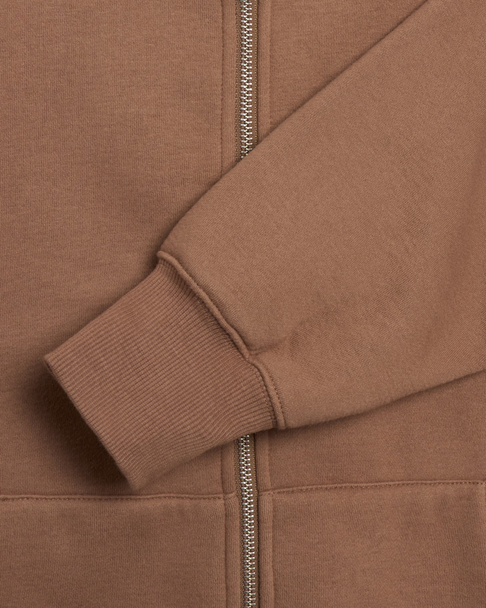 Sweatshirts Pleasures Dragon Zip Men's Hoodie Men's Zip-Up Sweatshirt - P24W032-BROWN