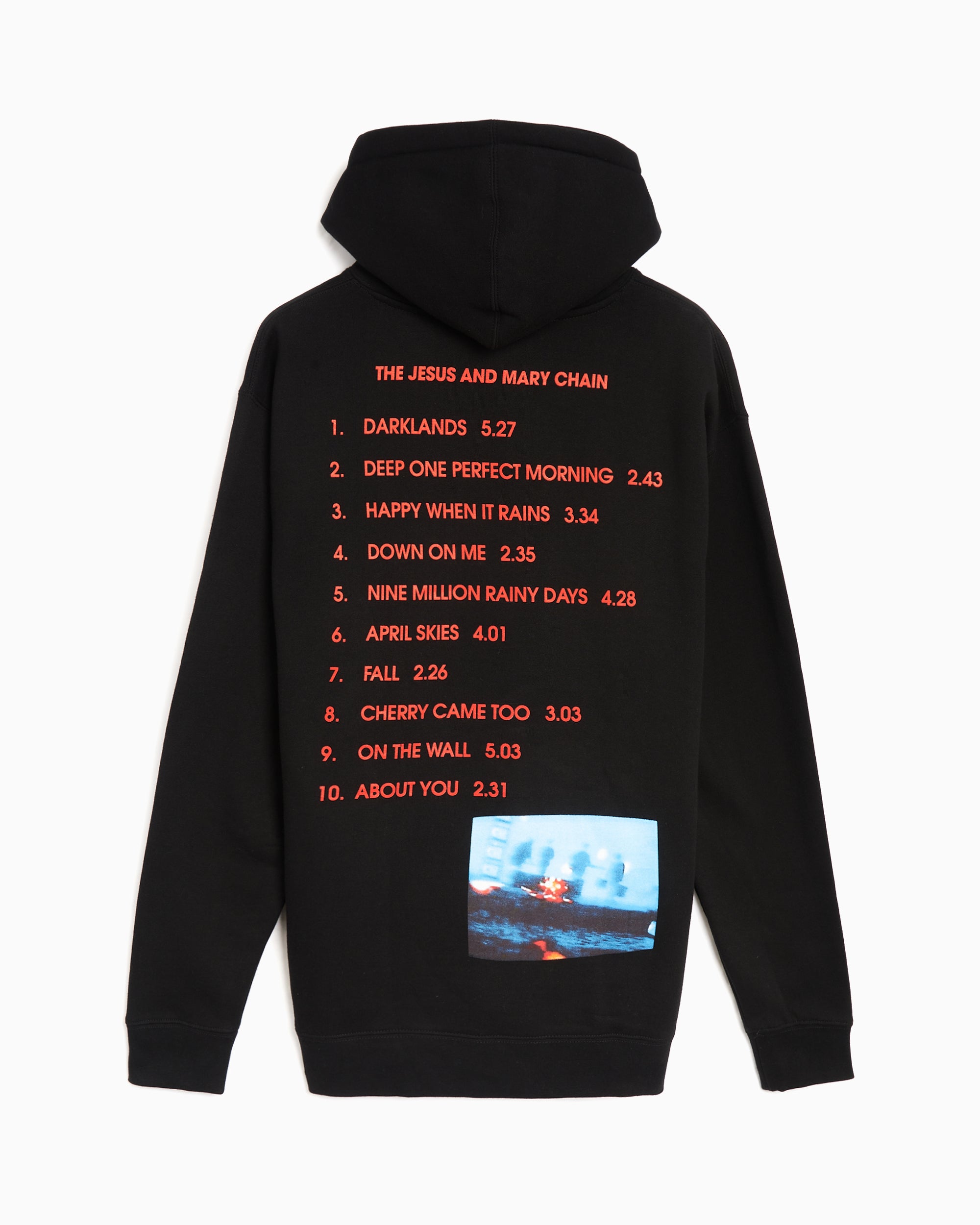 Sweatshirts Pleasures x The Jesus And Mary Chain Darklands Men's Hoodie Men's Hoodie - P24F077-BLACK