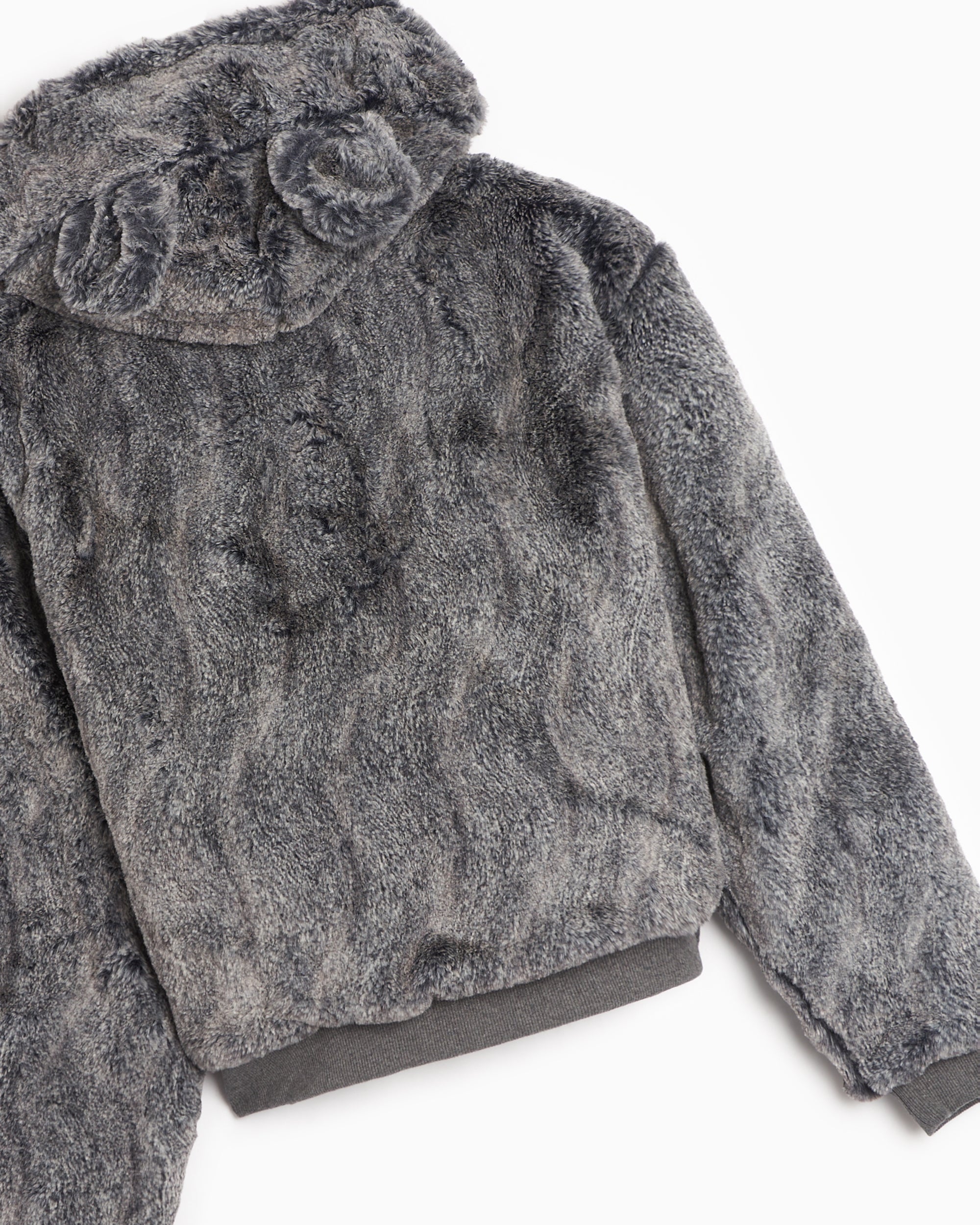 Sweatshirts Sky High Farm Workwear Wolf And Sheep Unisex Reversible Knit Hoodie Unisex Hoodie - SHF04T026-1