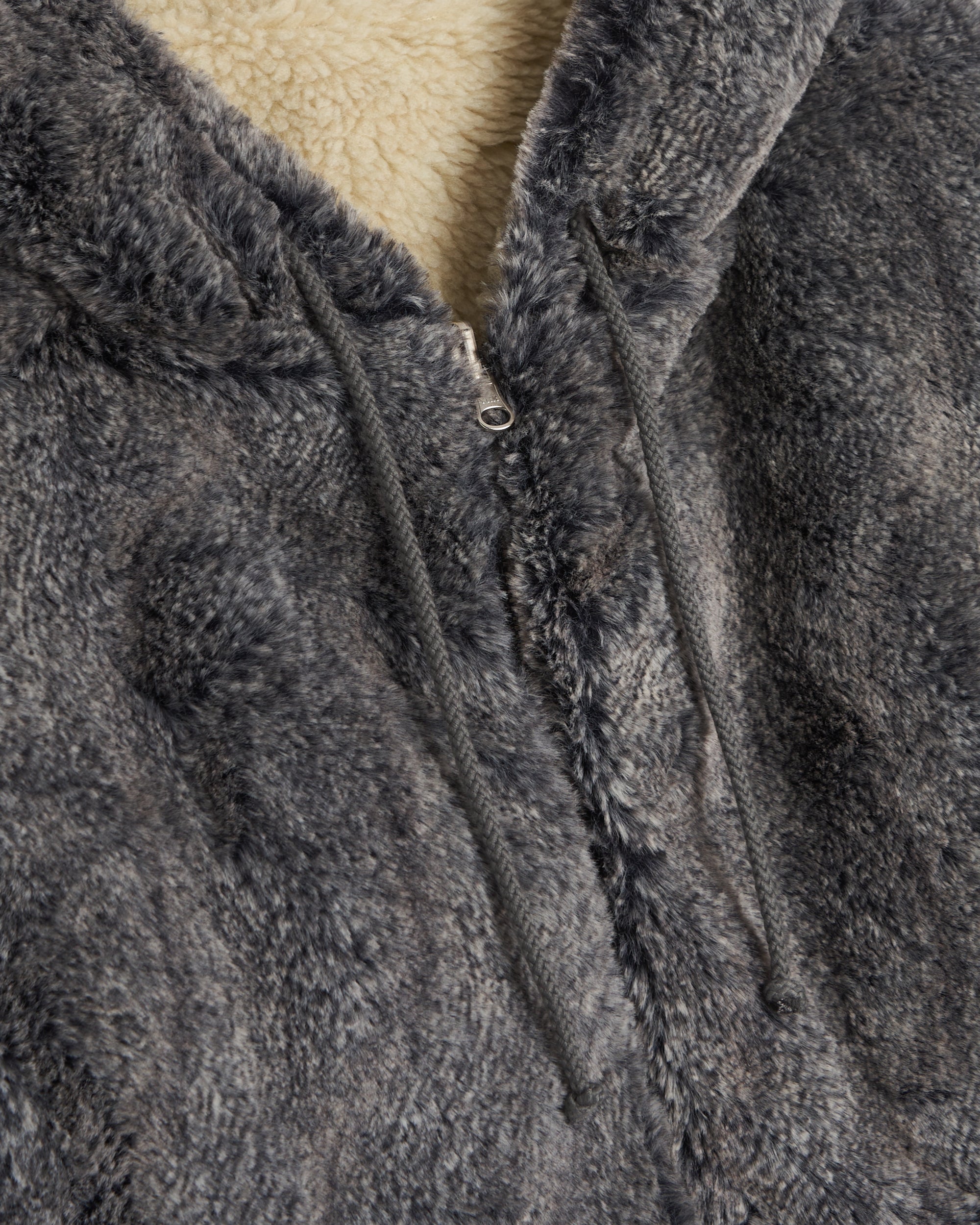 Sweatshirts Sky High Farm Workwear Wolf And Sheep Unisex Reversible Knit Hoodie Unisex Hoodie - SHF04T026-1