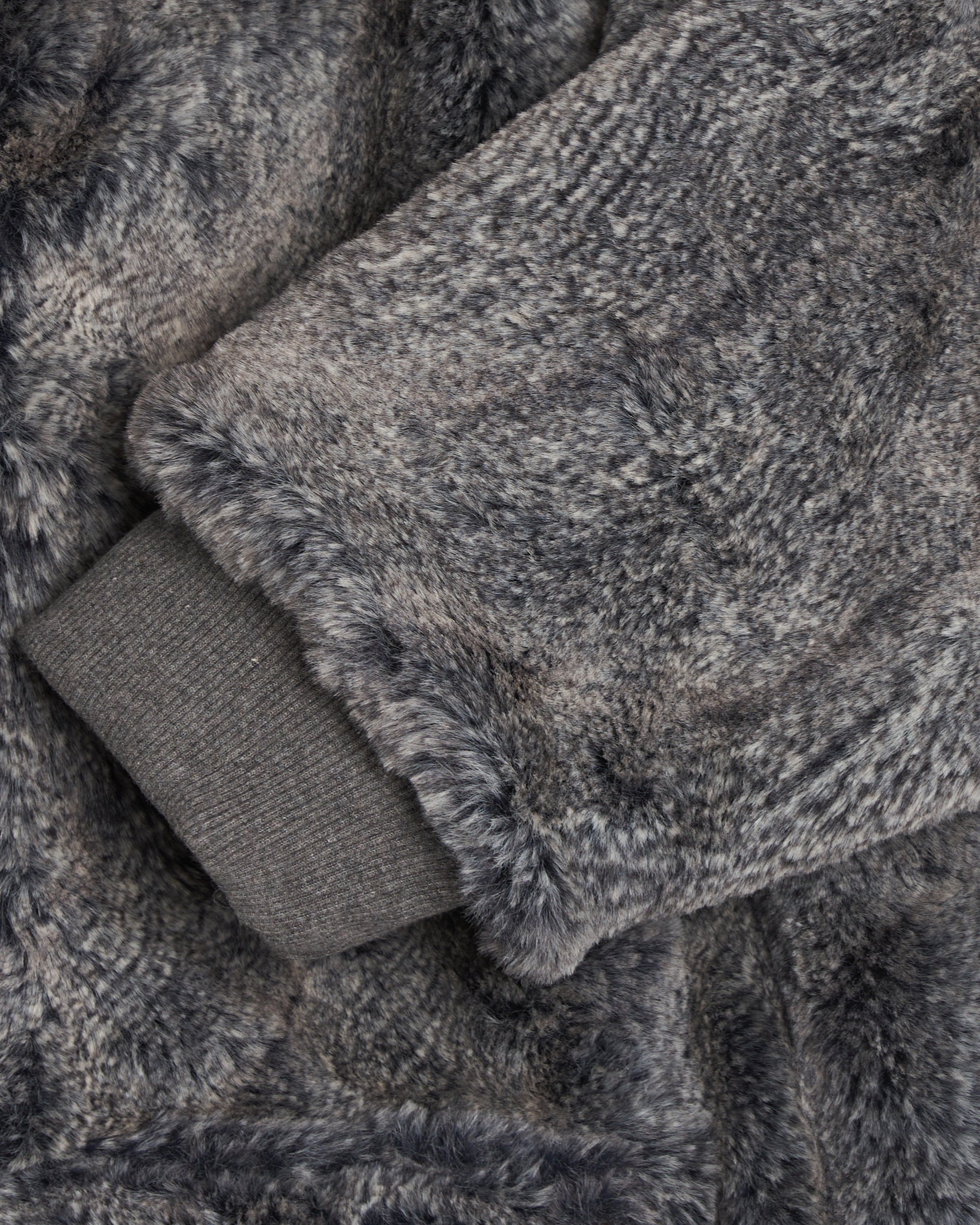 Sweatshirts Sky High Farm Workwear Wolf And Sheep Unisex Reversible Knit Hoodie Unisex Hoodie - SHF04T026-1