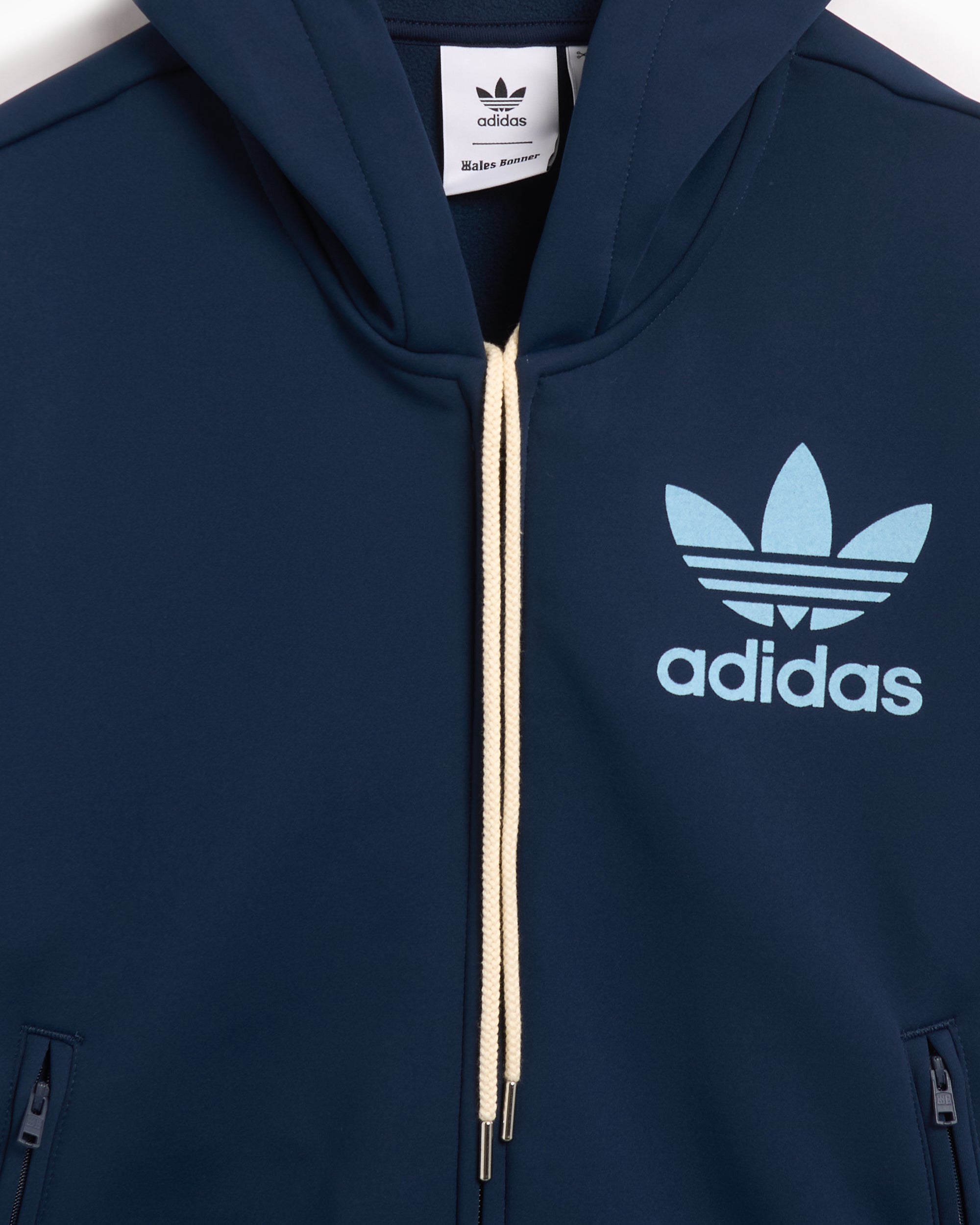 Sweatshirts X Wales Bonner adidas Originals x Wales Bonner Men's Track Hoodie Men's Zip-Up Sweatshirt - JJ2939