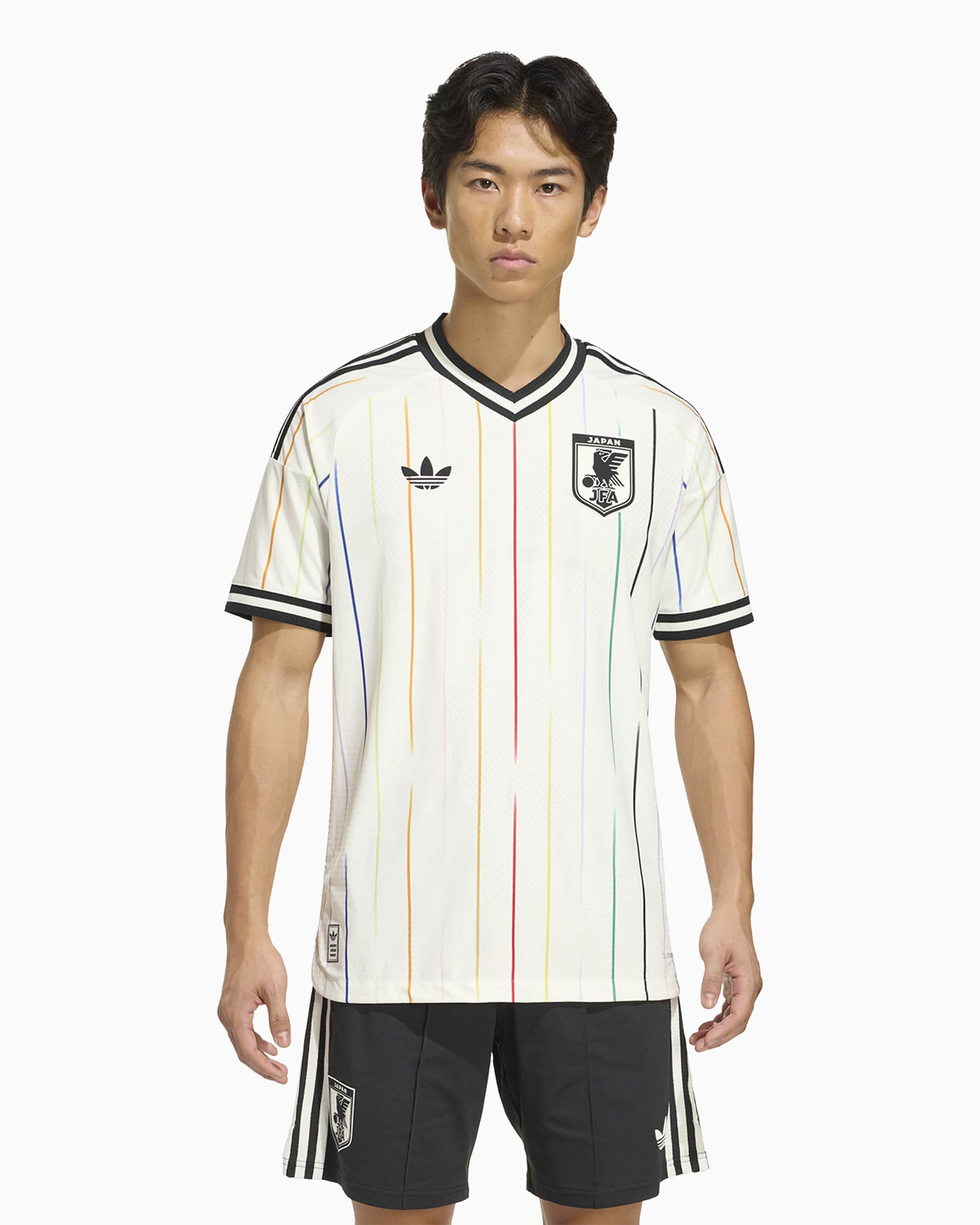 T-Shirts adidas Originals Japan Football Logo Visitor 2026 Men's Jersey T-Shirt - KD3348