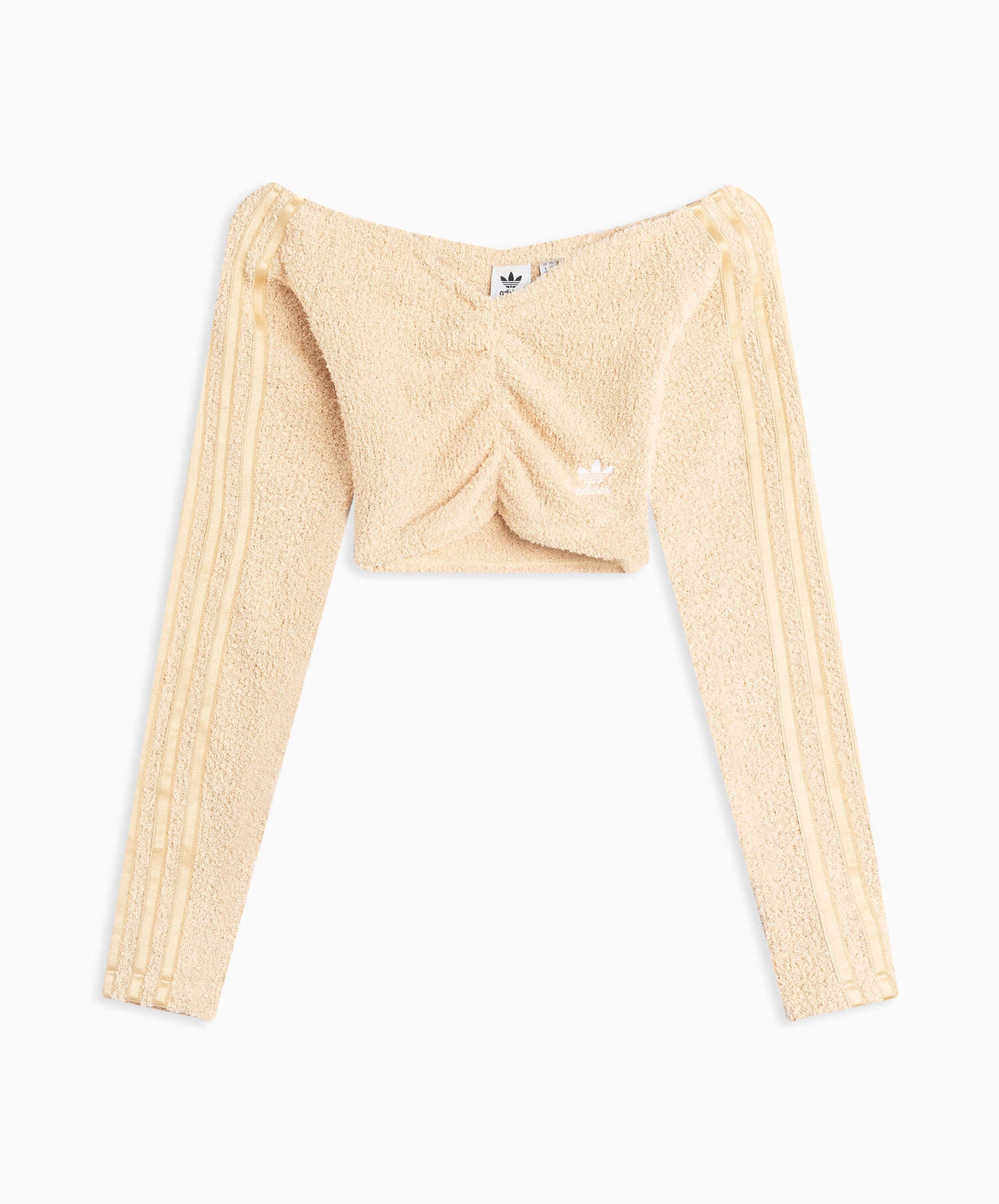 T-Shirts adidas Originals Off Shoulder Long-Sleeved Crop Women's T-Shirt - H18833