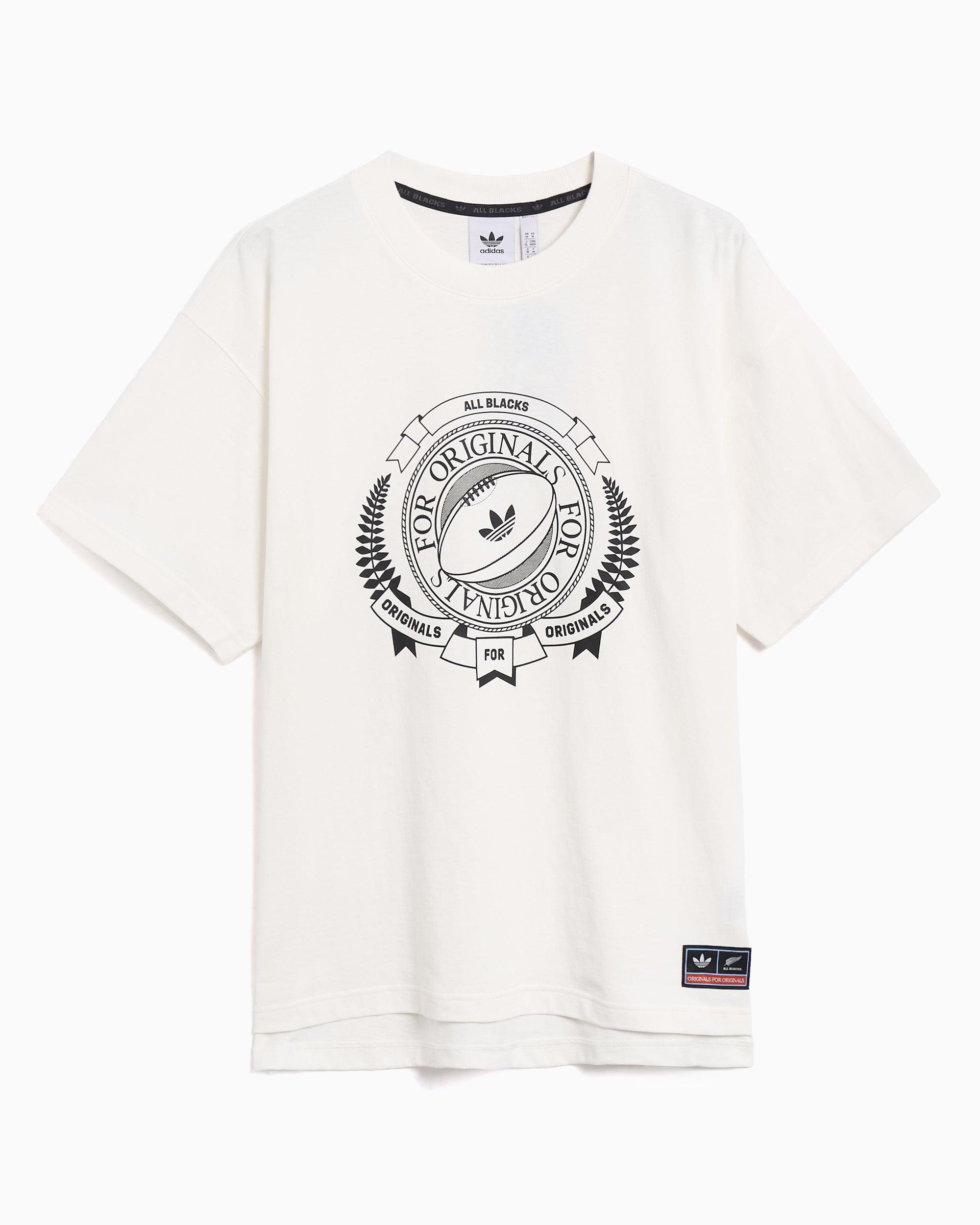T-Shirts adidas Originals x All Blacks Graphic Relaxed Men's T-Shirt - KG4649