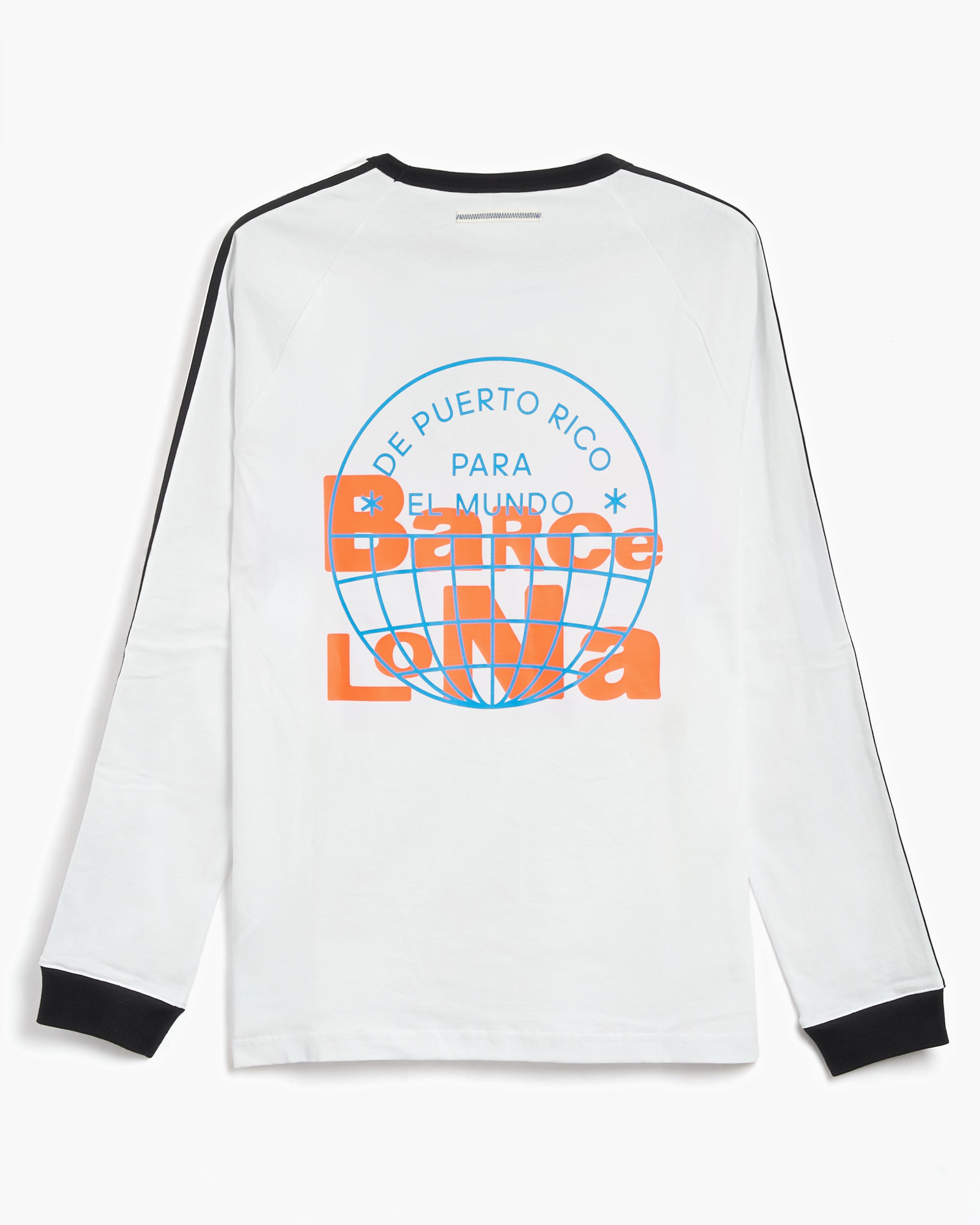 T-Shirts adidas Originals x Bad Bunny DTmF Tour Merch "Barcelona" 3S Long-Sleeved Relaxed Men's T-Shirt - LH0418
