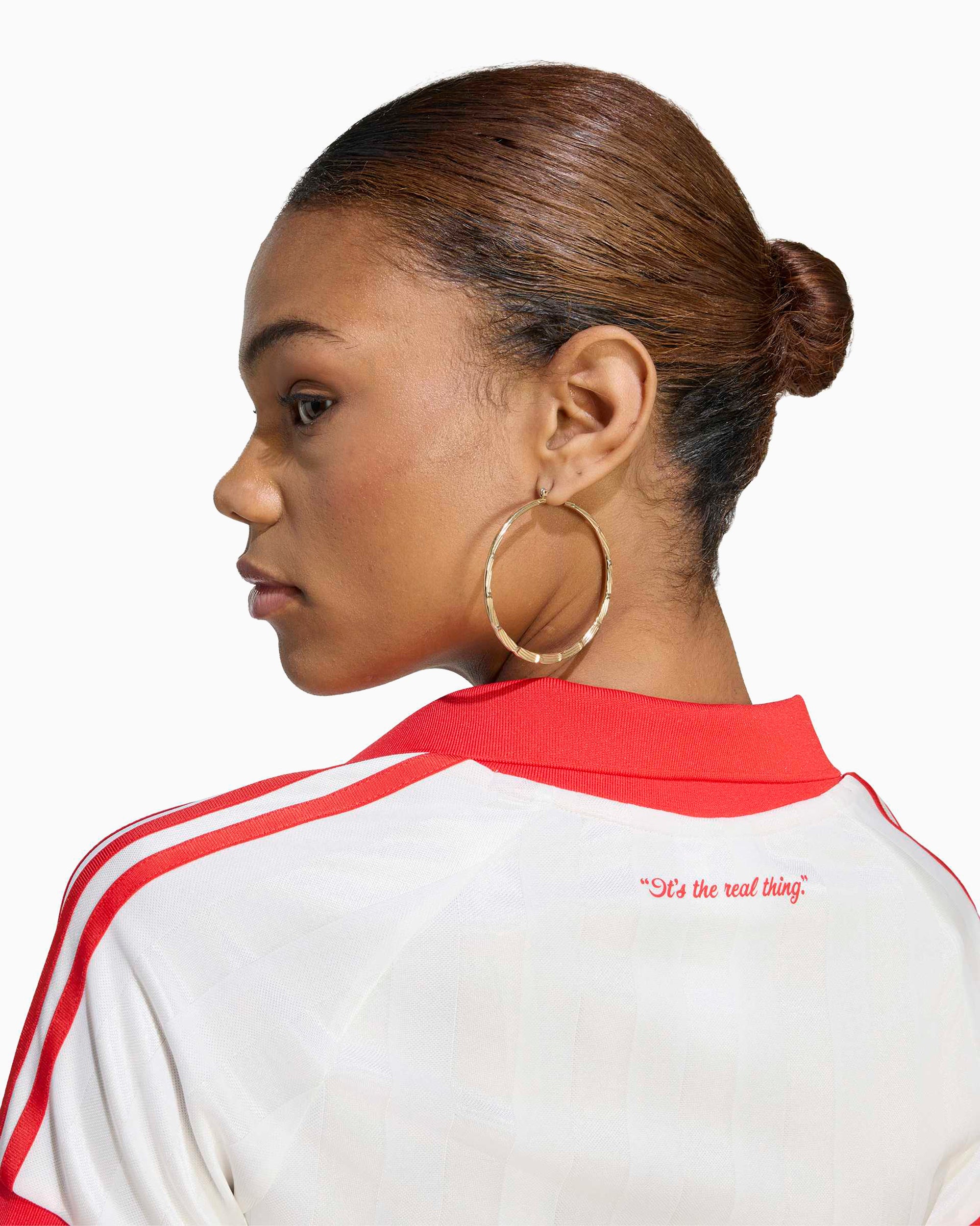 T-Shirts adidas Originals x Coca-Cola Logo Crop Women's Jersey T-Shirt - KY7571