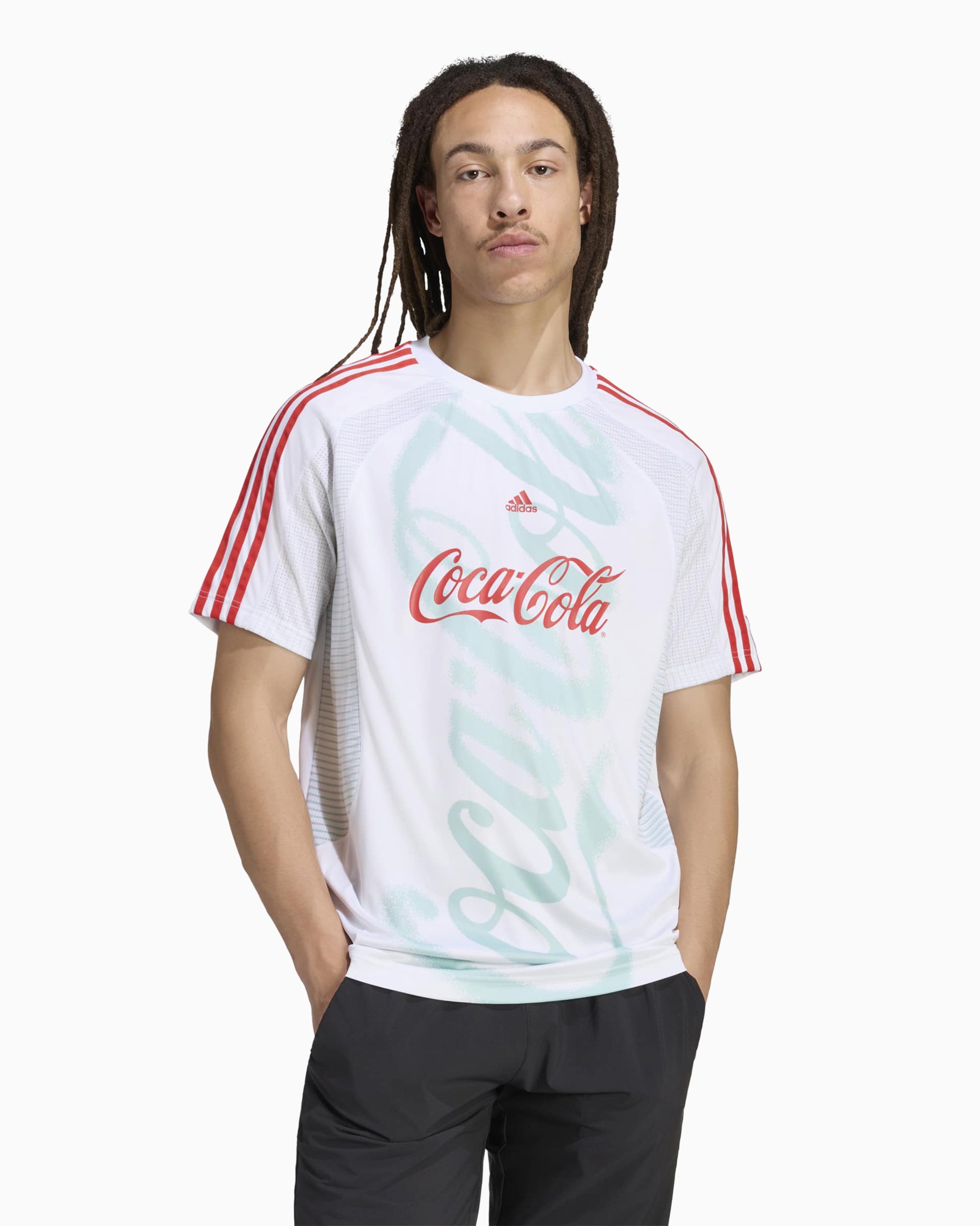 T-Shirts adidas Originals x Coca-Cola Teamgeist Logo Men's T-Shirt - KY2103