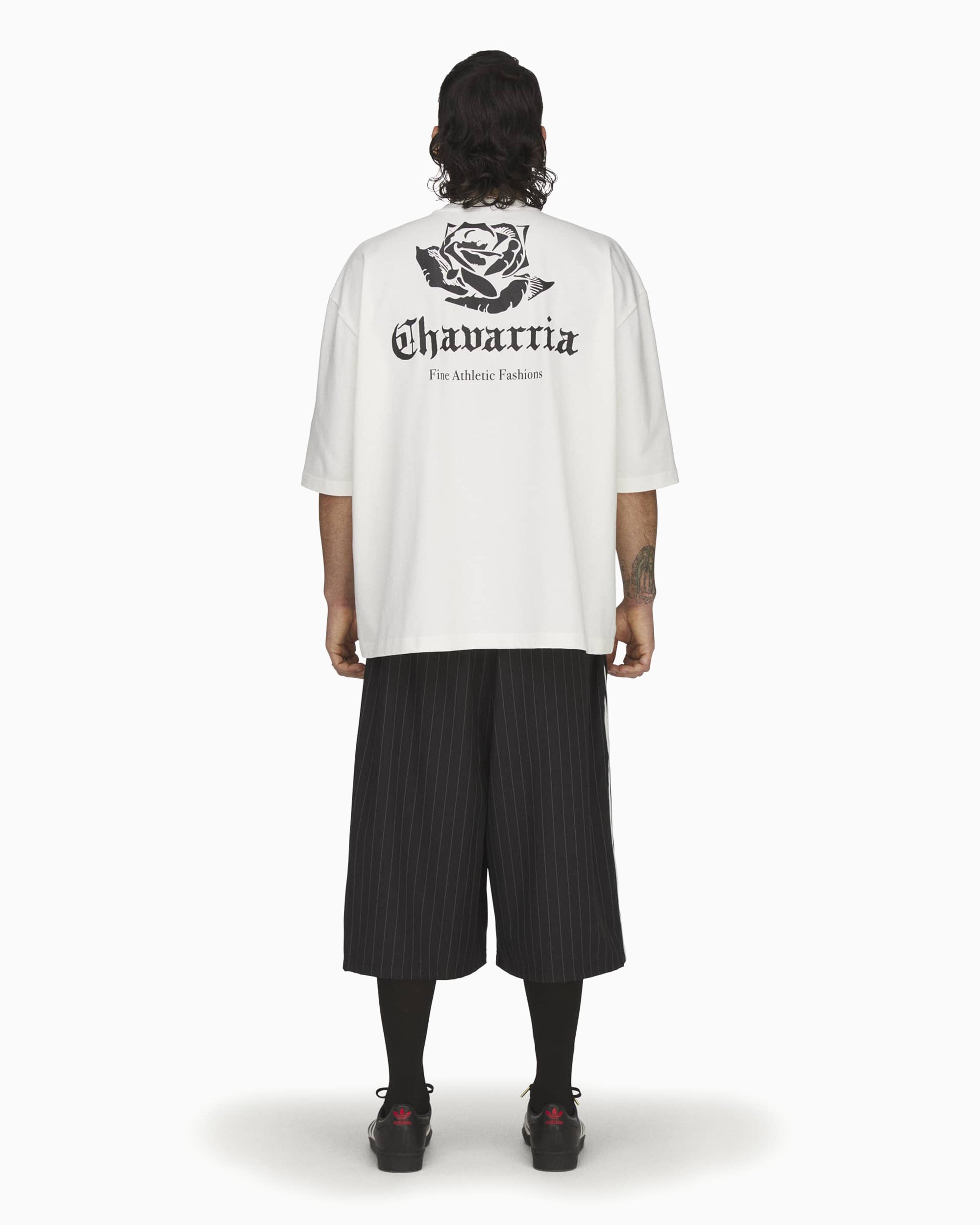 T-Shirts adidas Originals x Willy Chavarria Logo Half-Sleeved Oversize Men's T-Shirt - KR8687